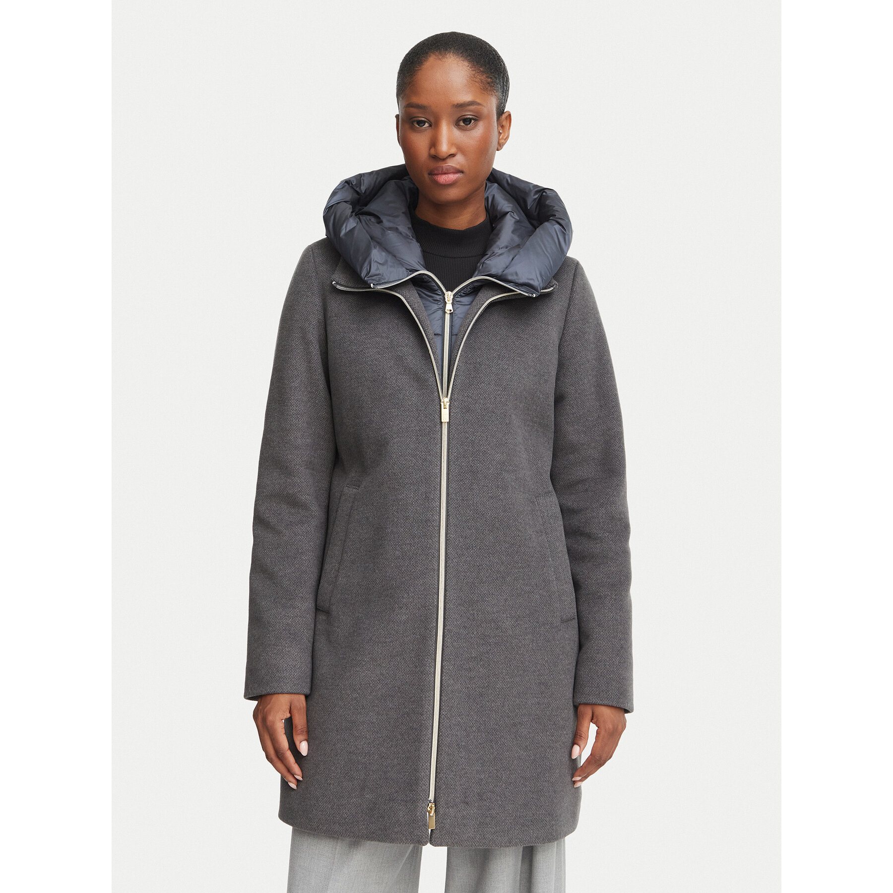 Marella Wintermantel Emme by Marella Bacio 2625496102 Dunkelgrau Regular Fit
