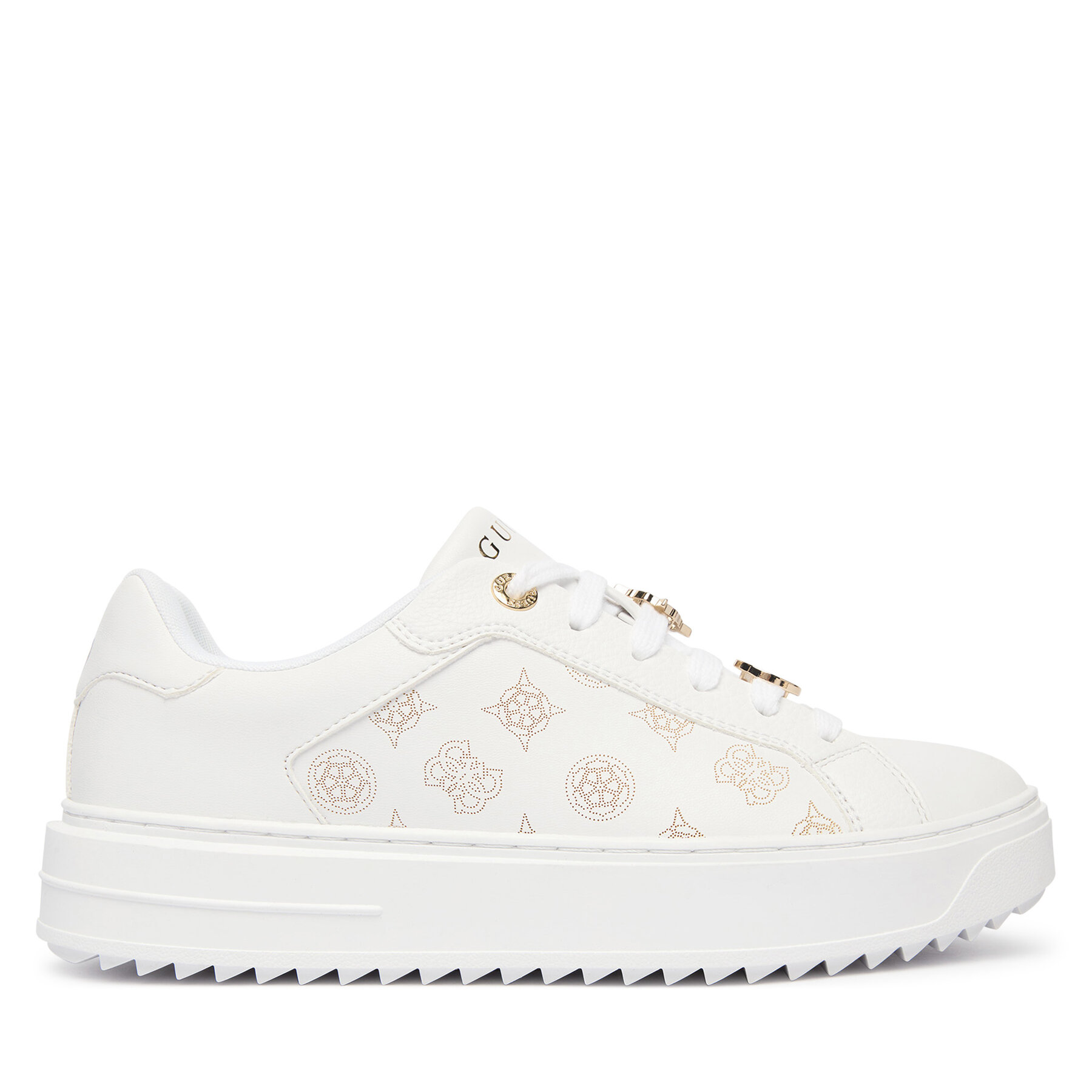 Sneakersy Guess FLFDUE ELE12 Bílá