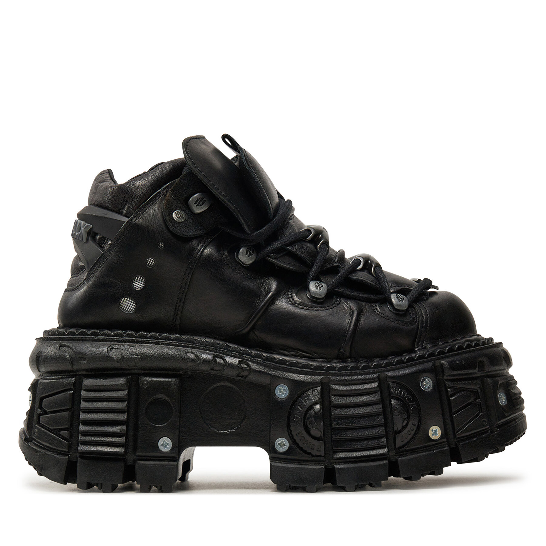 Chaussures Rangers NEW ROCK M-TANK106-C2 Noir