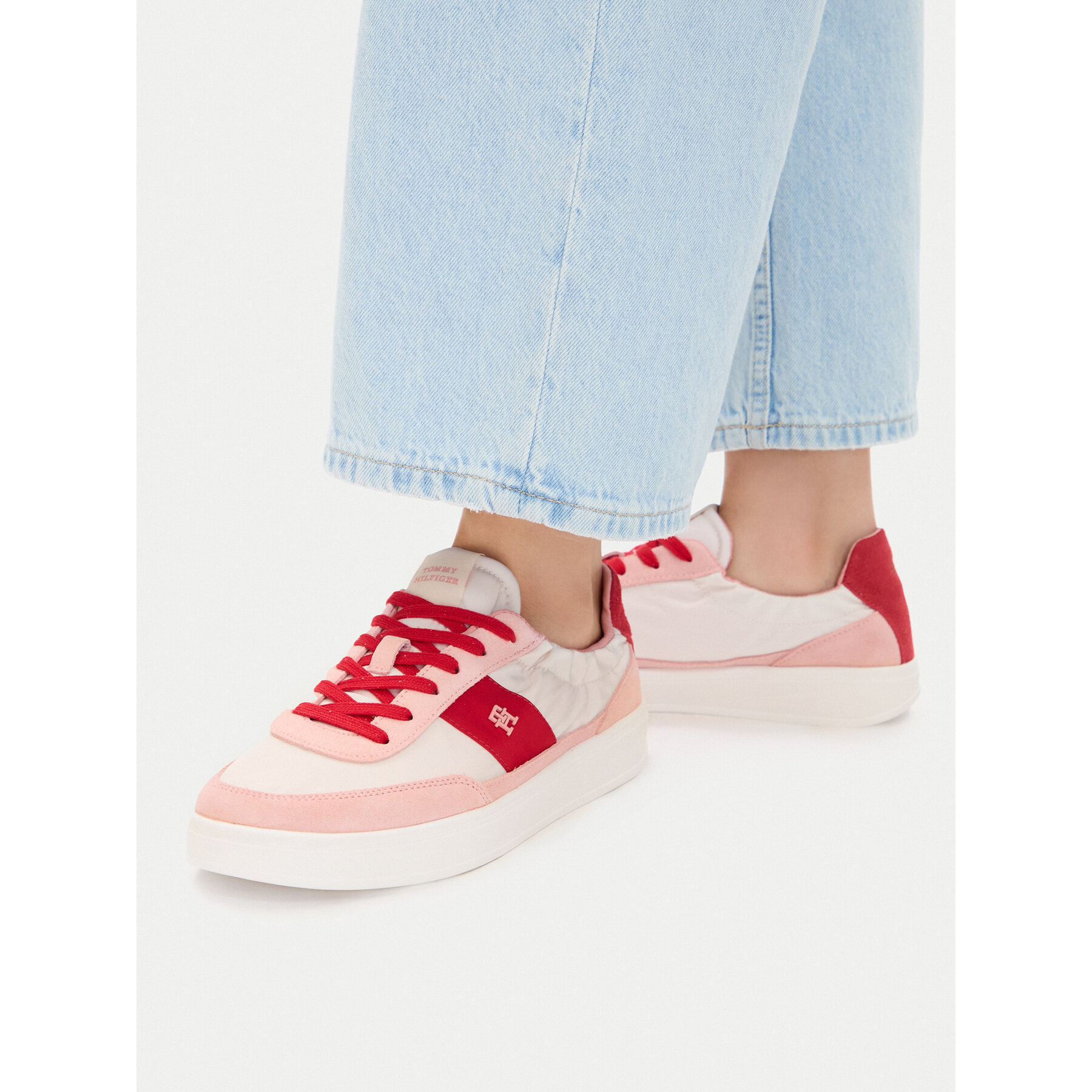 Sneakersy Tommy Hilfiger Heritage FW0FW09405 Světle růžová