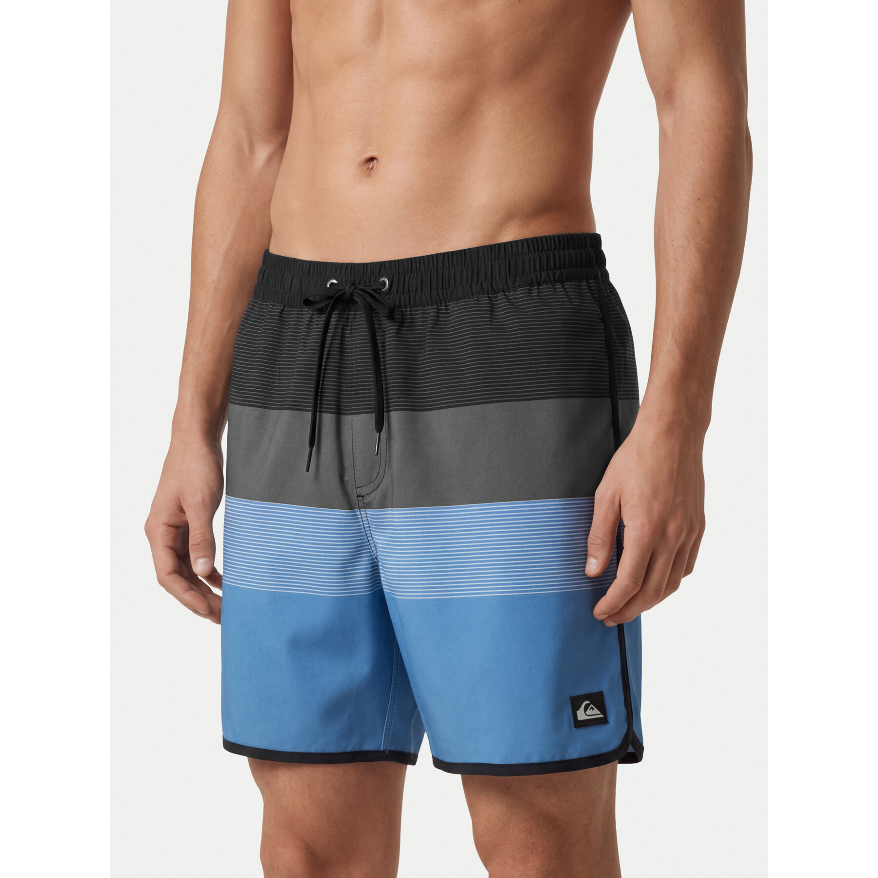 Quiksilver Badeshorts Stretch Scallop Volley 16 EQYJV04218 Blau Regular Fit