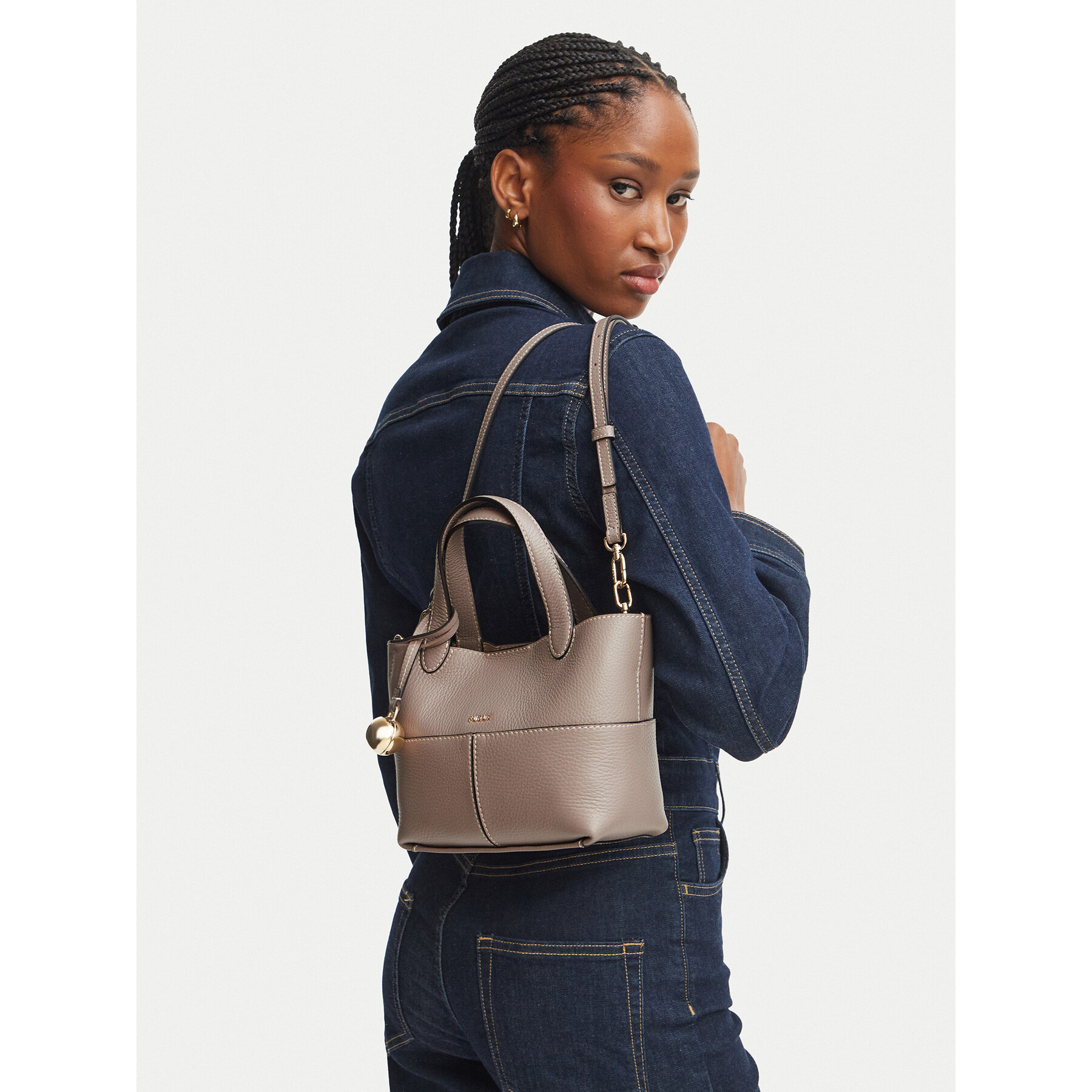 Τσάντα Furla Primrose Mini WB02226 HSF000 2572S Γκρι
