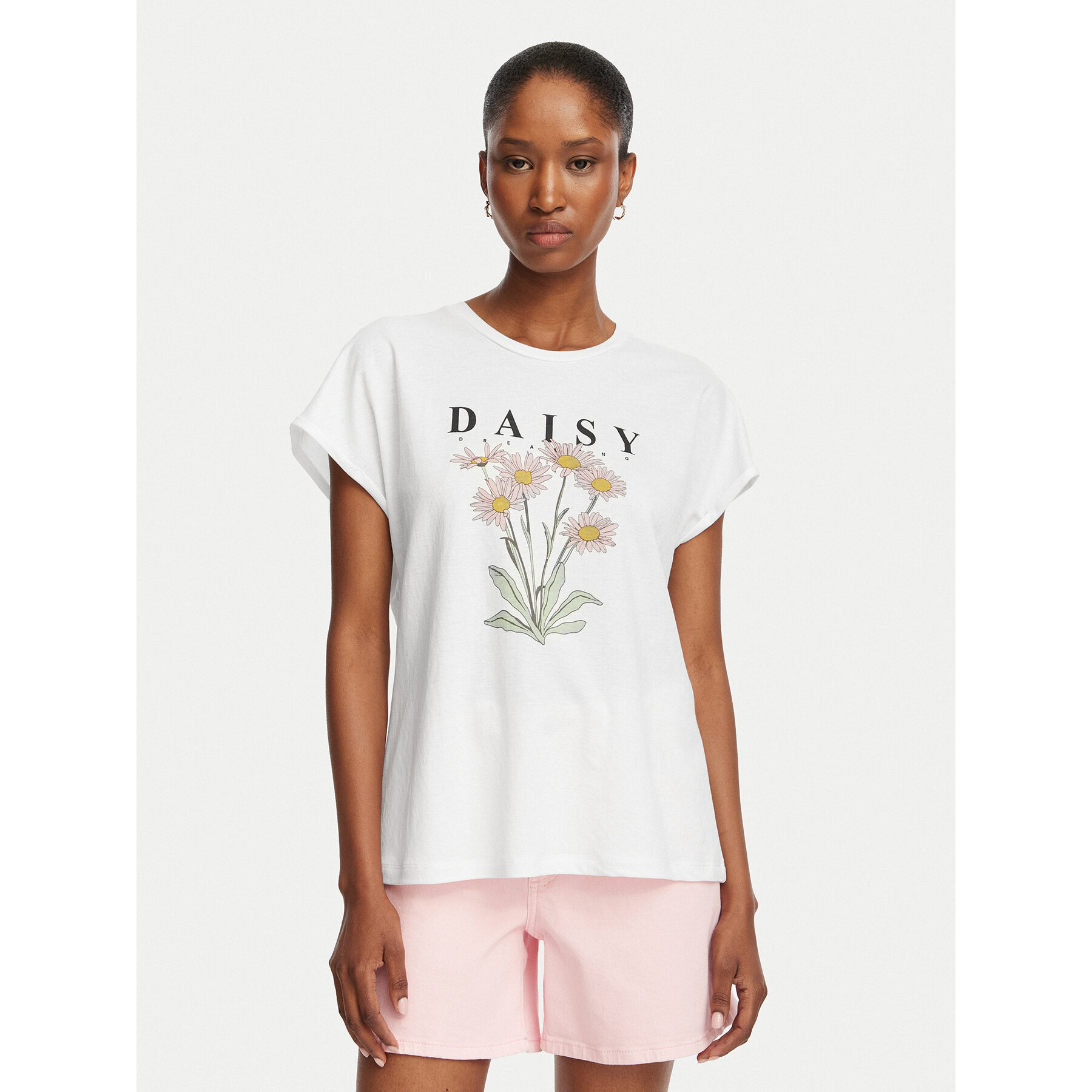 ONLY T-shirt Jany 15372108 Bijela Regular Fit