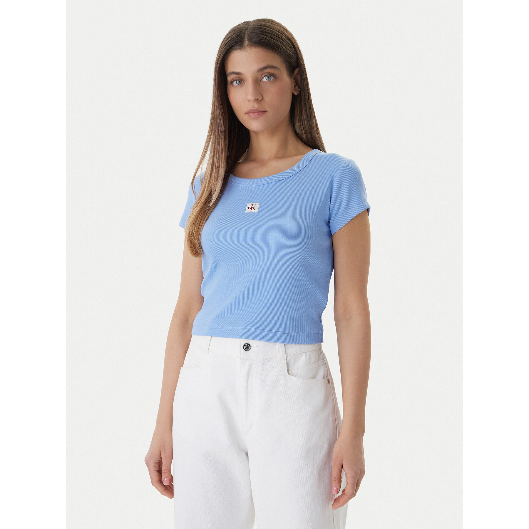 Calvin Klein Jeans T-shirt LV047C200G Plava Regular Fit
