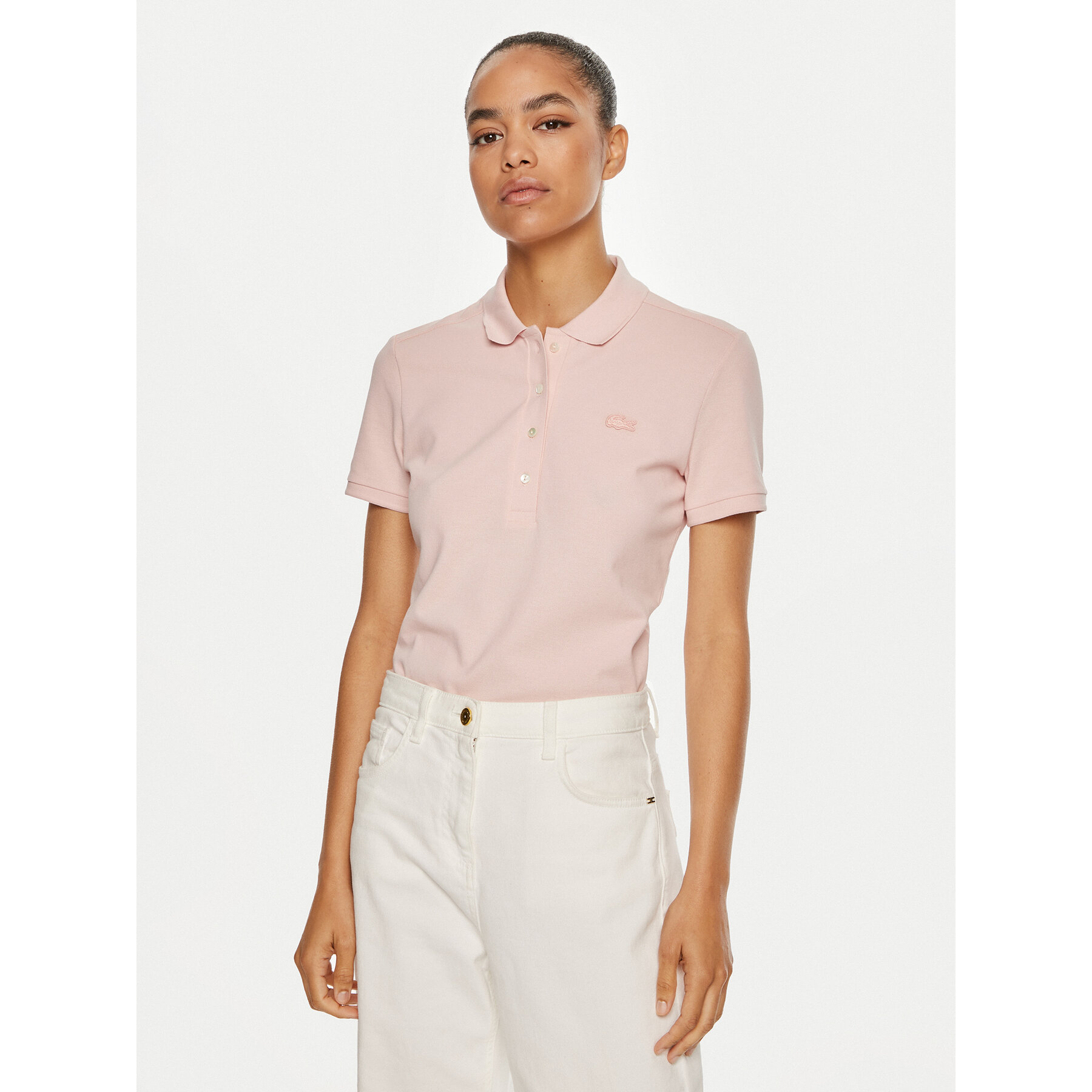 Lacoste Pólóing PF5462 Rózsaszín Slim Fit
