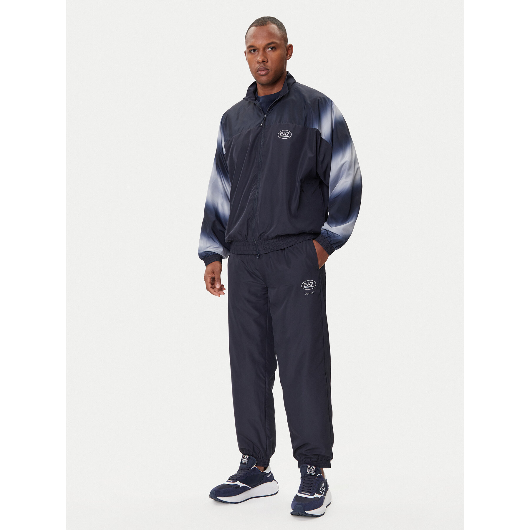 EA7 Emporio Armani Jogginganzug 7M000841 AF12872 UB102 Dunkelblau Regular Fit