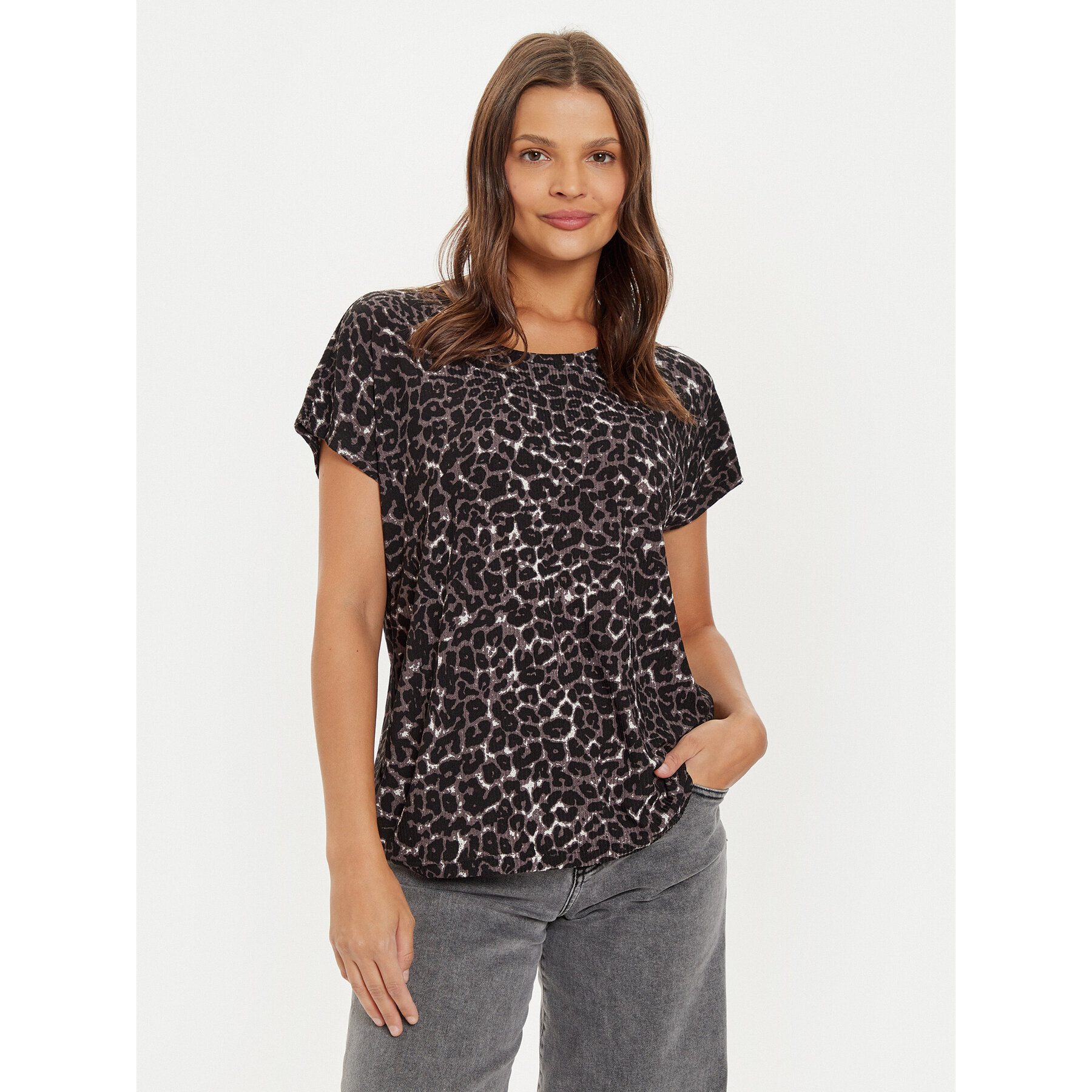 ONLY T-shirt 15344399 Grigio Regular Fit