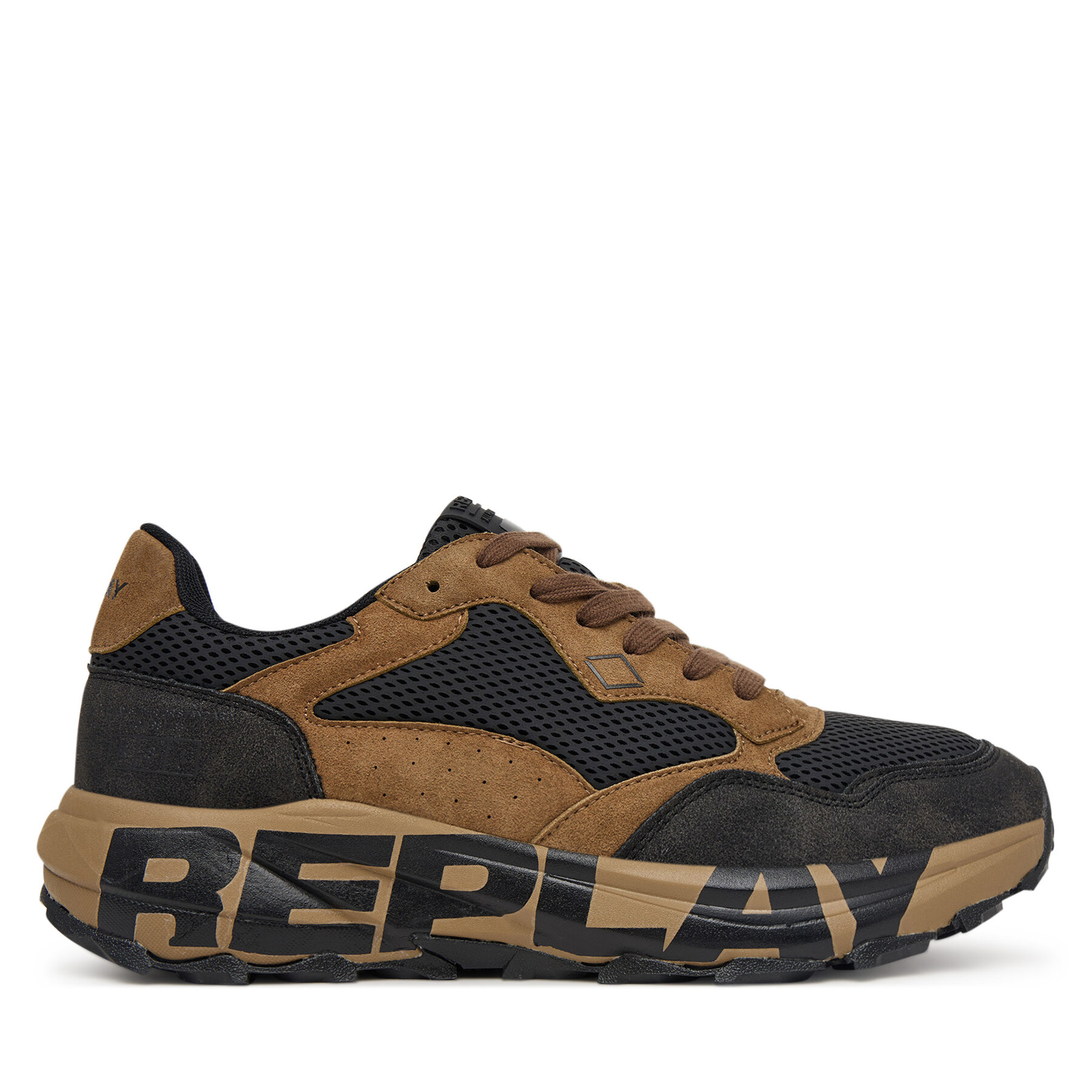 Sneakersy REPLAY GMSP3 .000.C0003T Hnedá