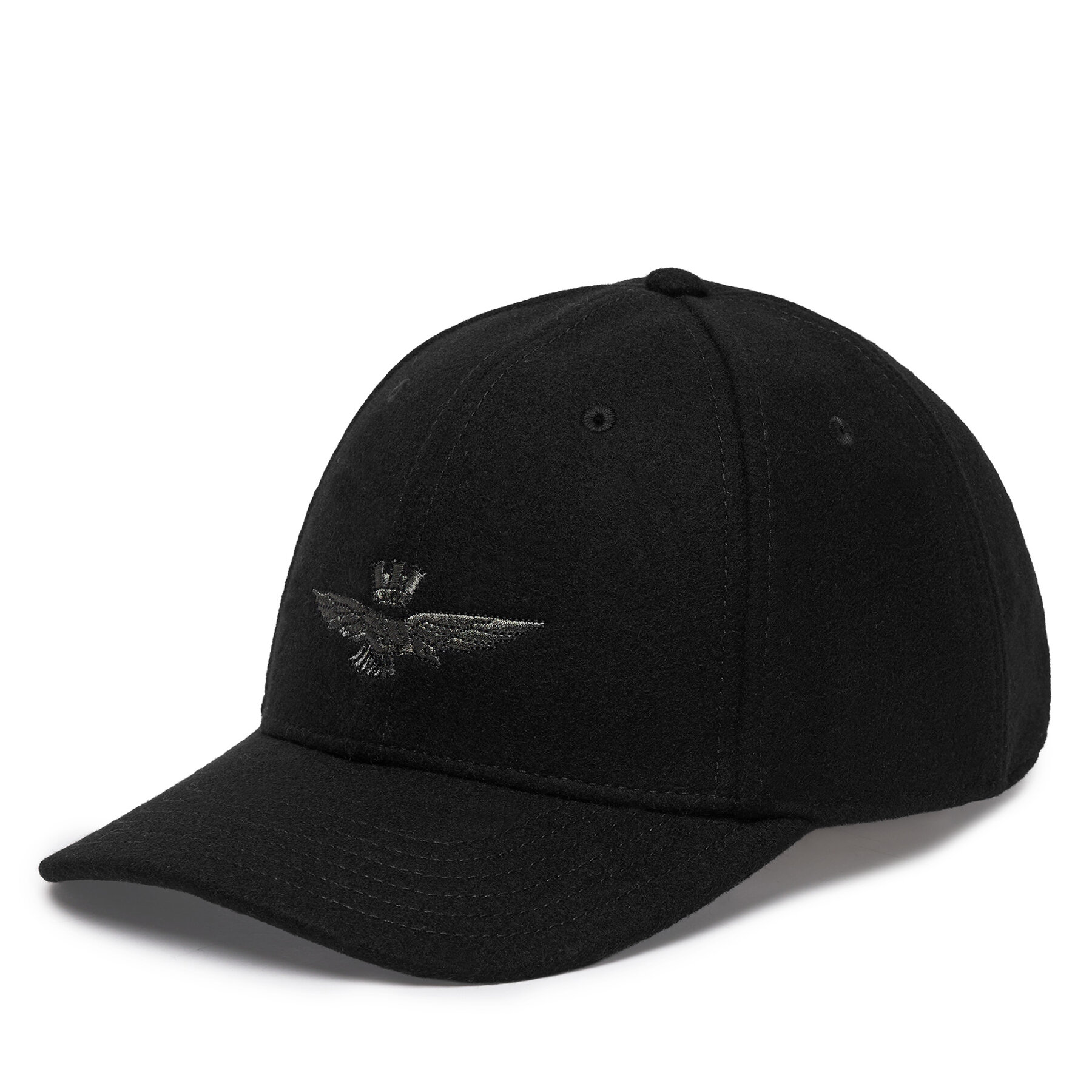 Шапка с козирка Aeronautica Militare 262HA1085UCT02333 Черен