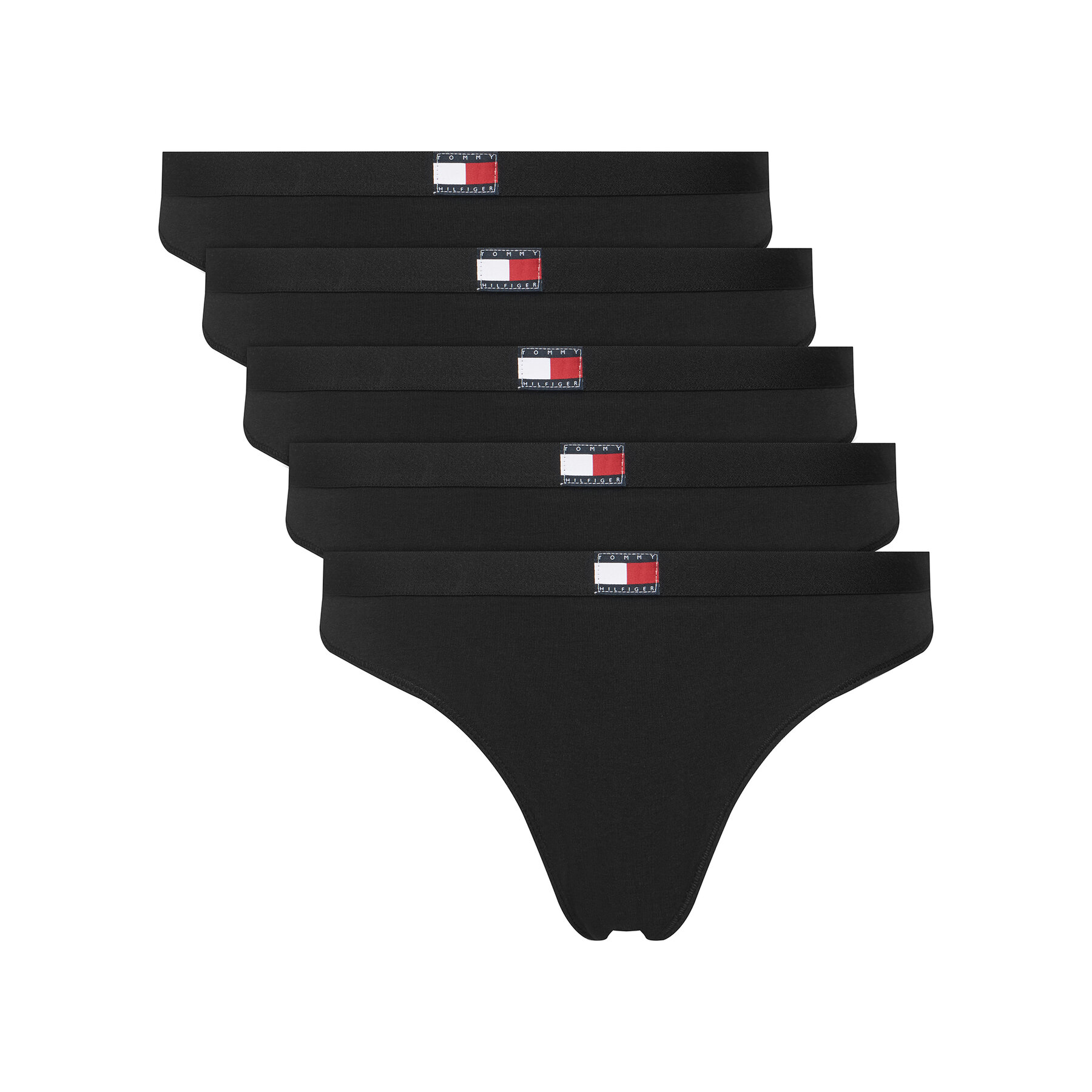 Tommy Hilfiger String-Set UW0UW05642 Schwarz