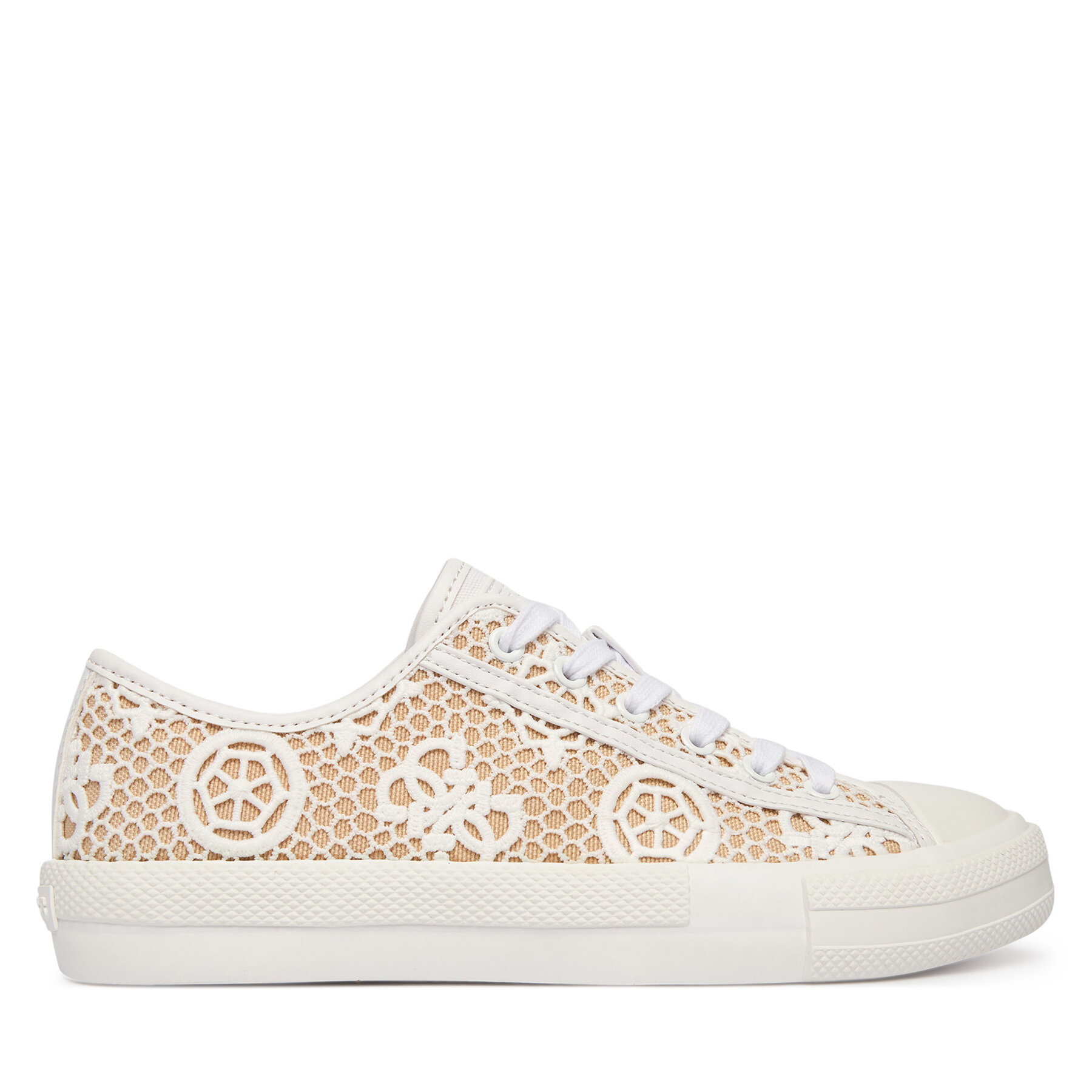 Guess Mujer Bambas, Talla : 35, Blanco, FLJCR2 FAP12