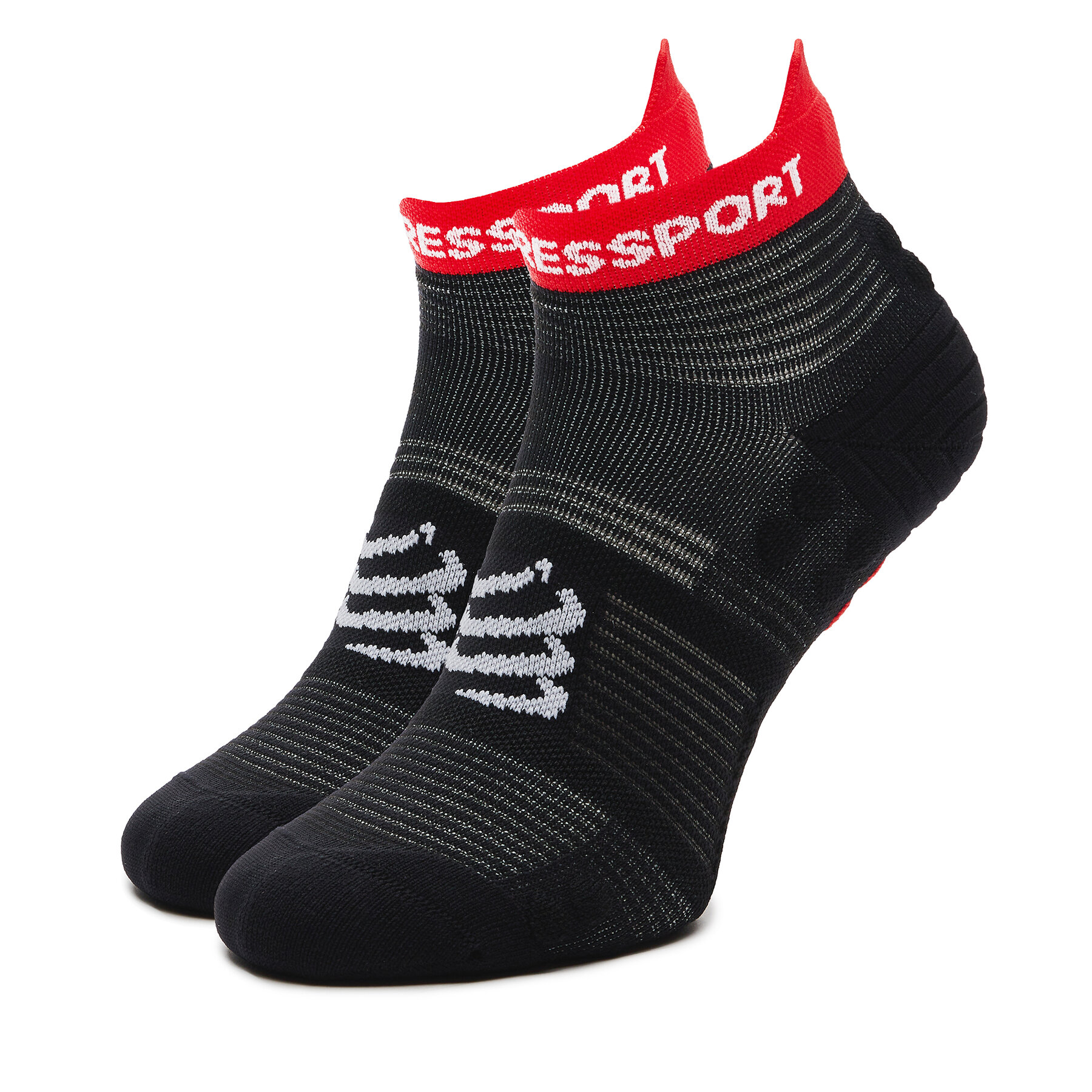 Krátke ponožky Compressport Pro Racing Socks V4.0 Run Low XU00047B Čierna