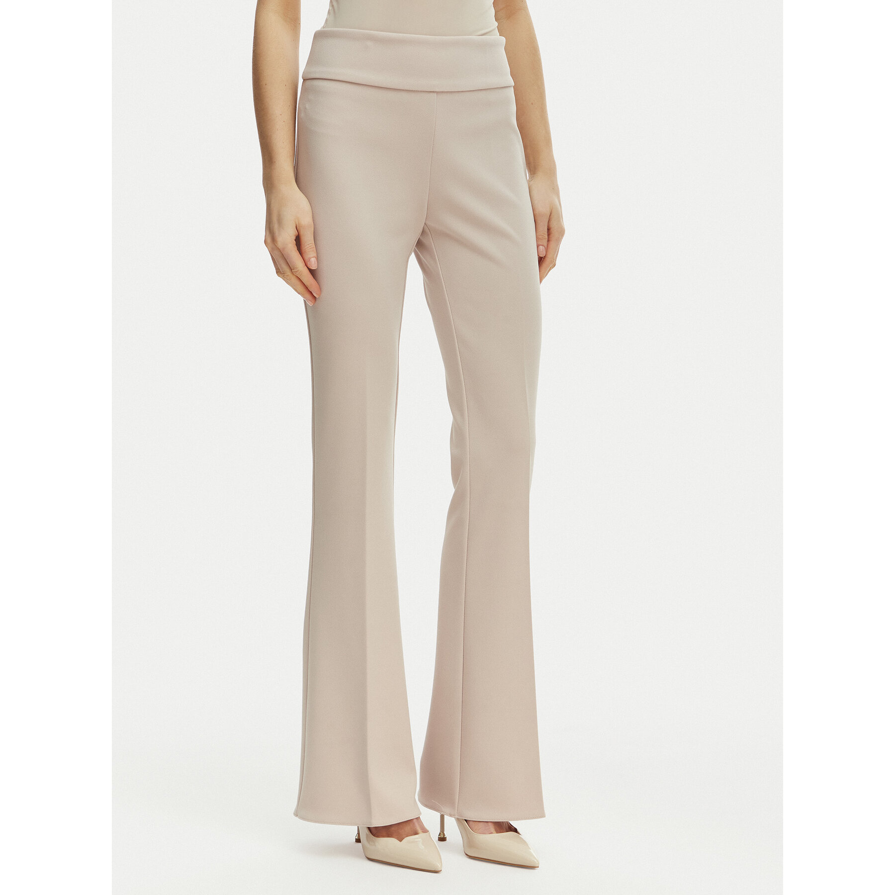 Rinascimento Stoffhose CFC0127875003 Beige Straight Fit