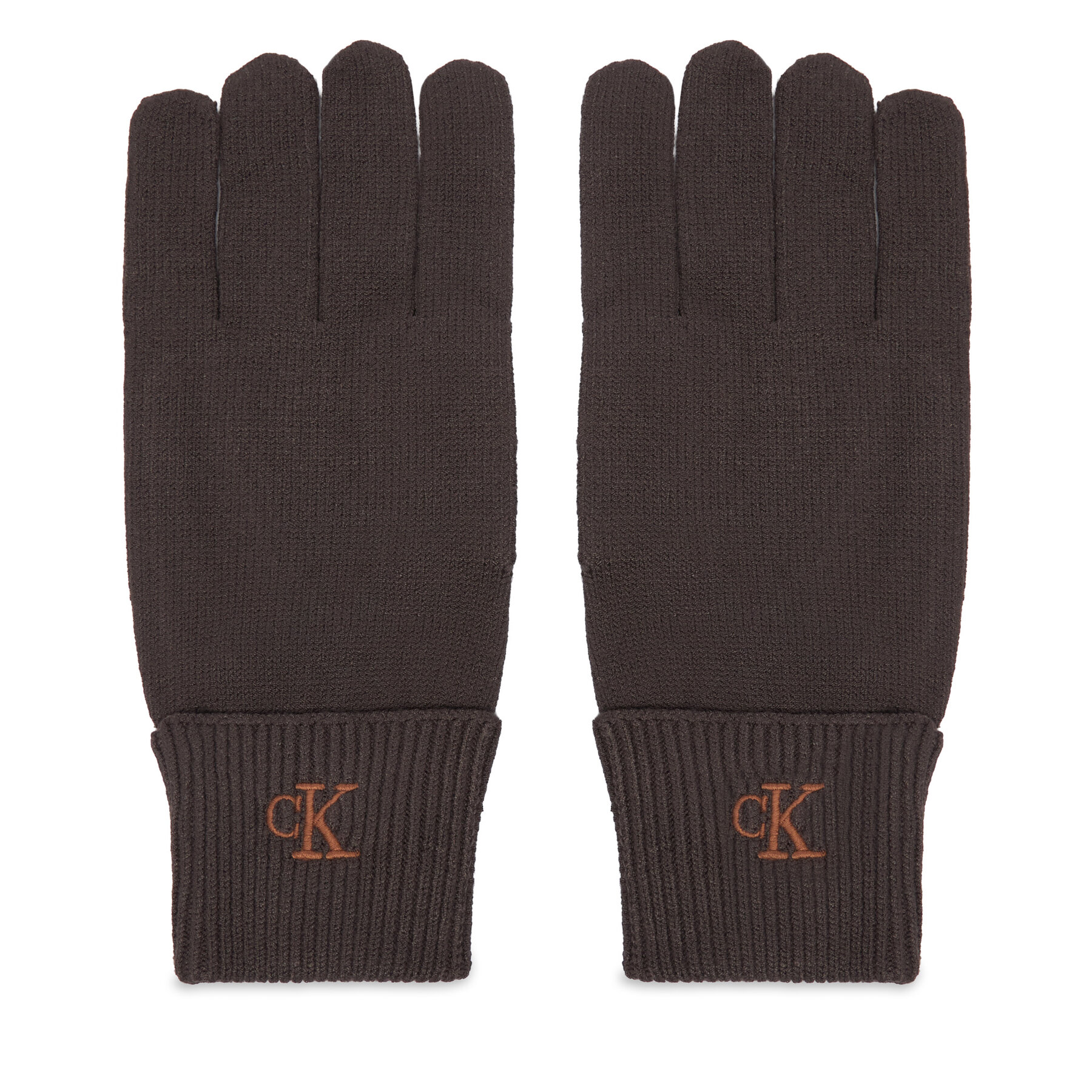 Dámske rukavice Calvin Klein LV14F8021G Tmavo hnedá