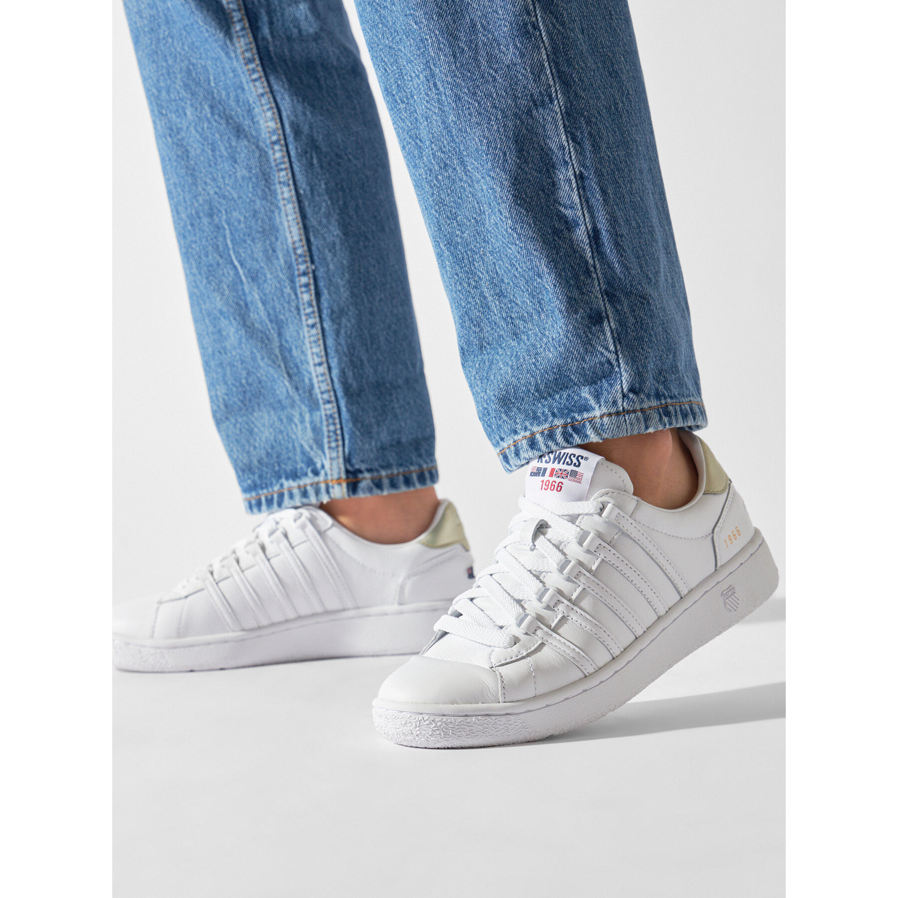 Sneakersy K-Swiss Slammclassic Cc 97431-990-M Biela