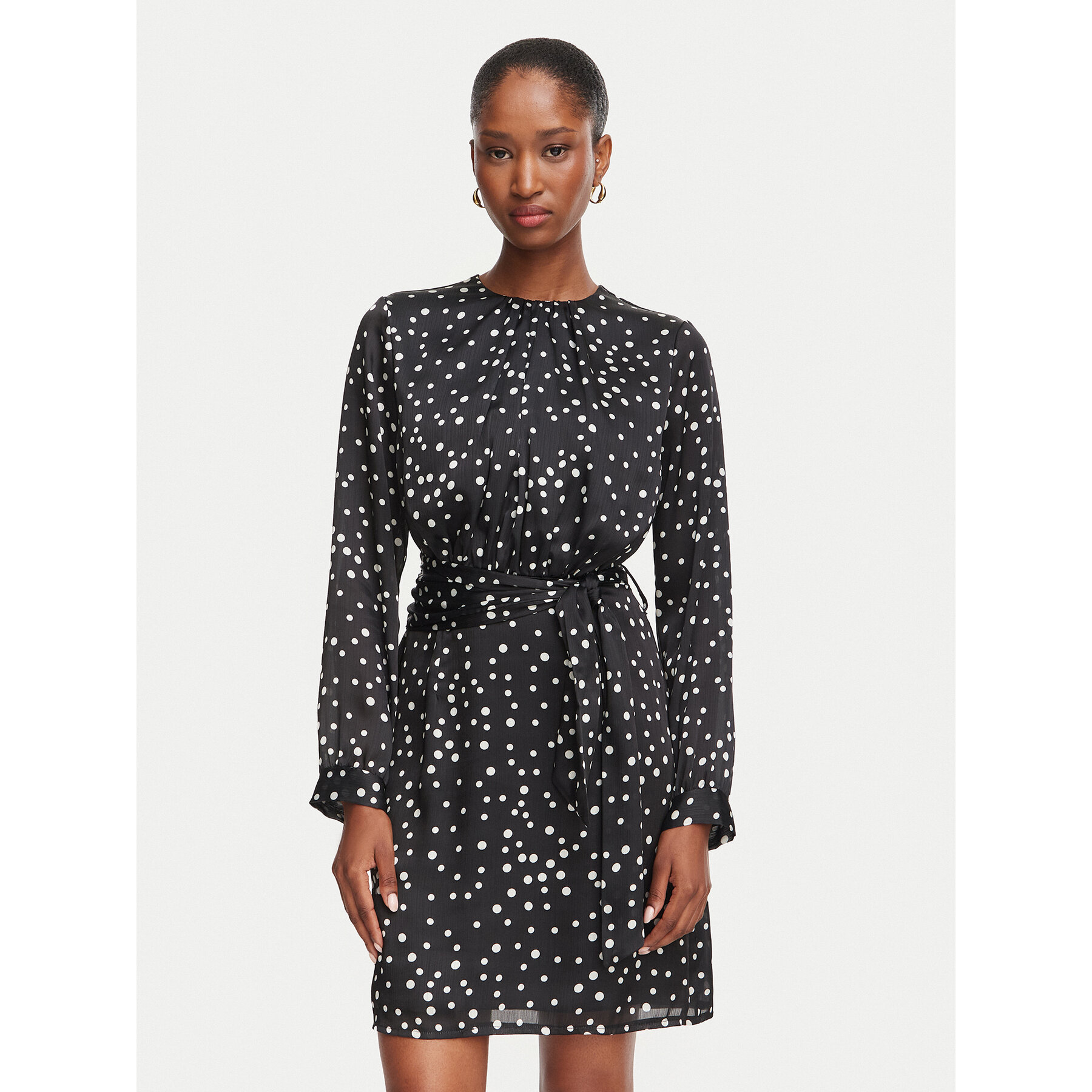 Rinascimento Kleid für den Alltag CFC0130435003 Schwarz Regular Fit