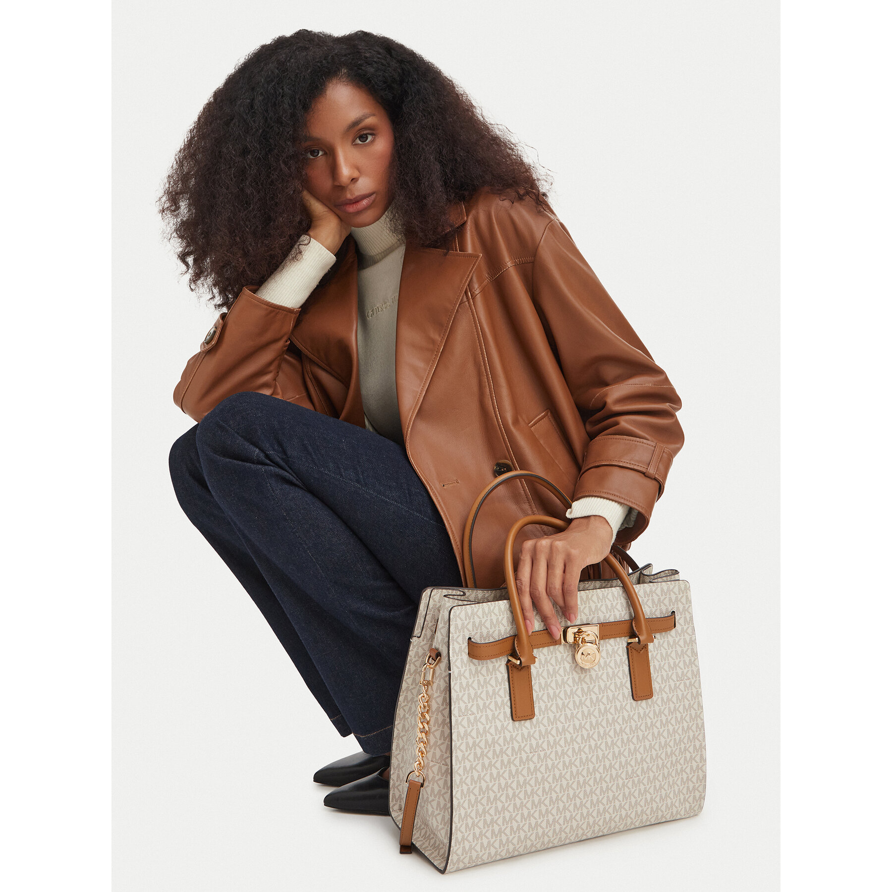Soma MICHAEL Michael Kors 30F5GNXS3B Krēmkrāsas