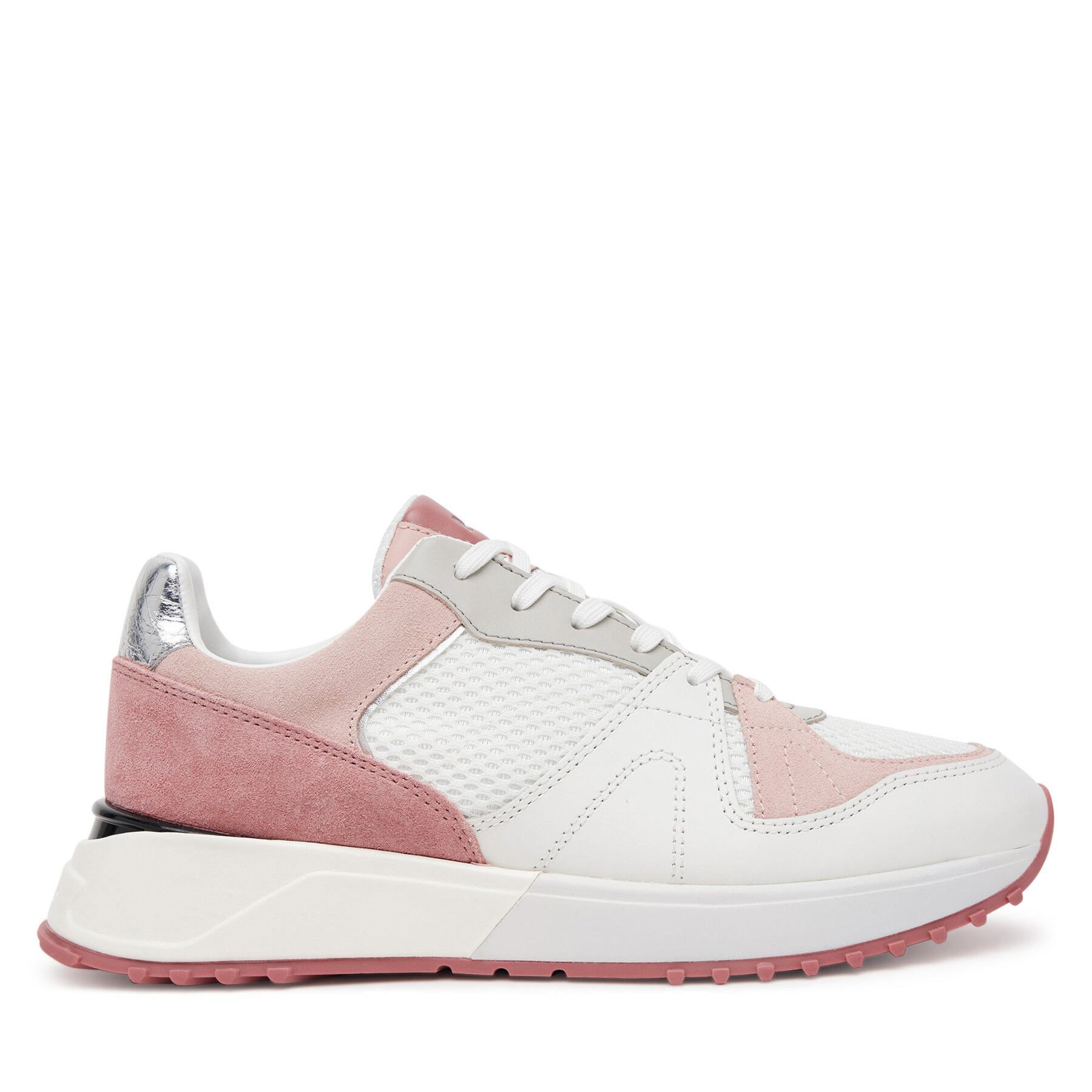 Sneakersy MICHAEL Michael Kors Jaime 43S5JMFS1L Biela