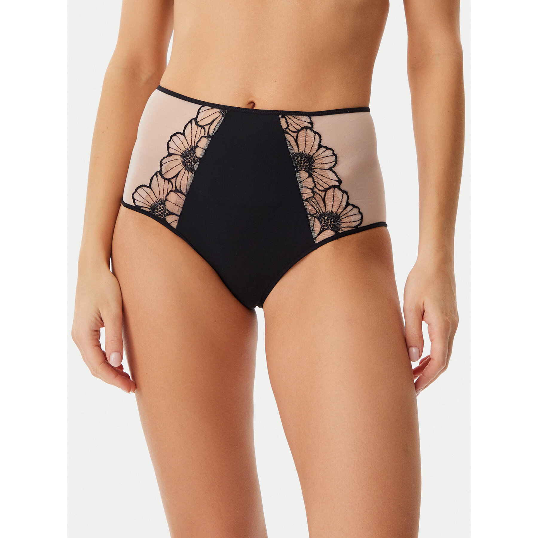 Chantelle Mutande classiche a vita alta Lush C22OC5 Nero