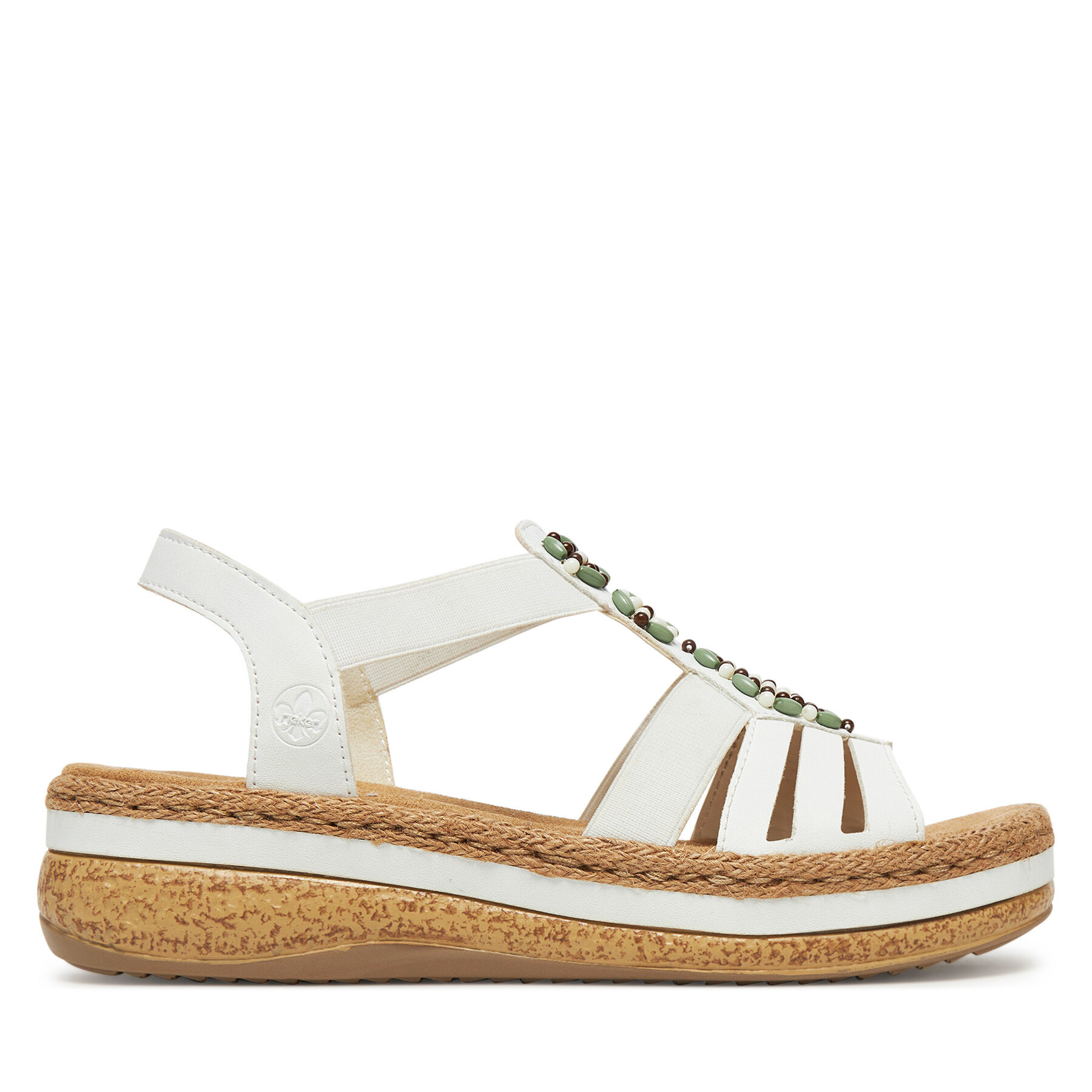 Sandali Rieker V0920-80 Bianco