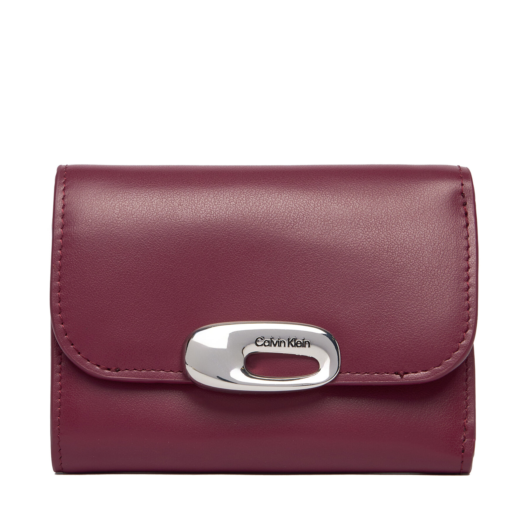 Portafoglio Calvin Klein Hardware Trifold With Zip Pocket LV04F1116G Rosa