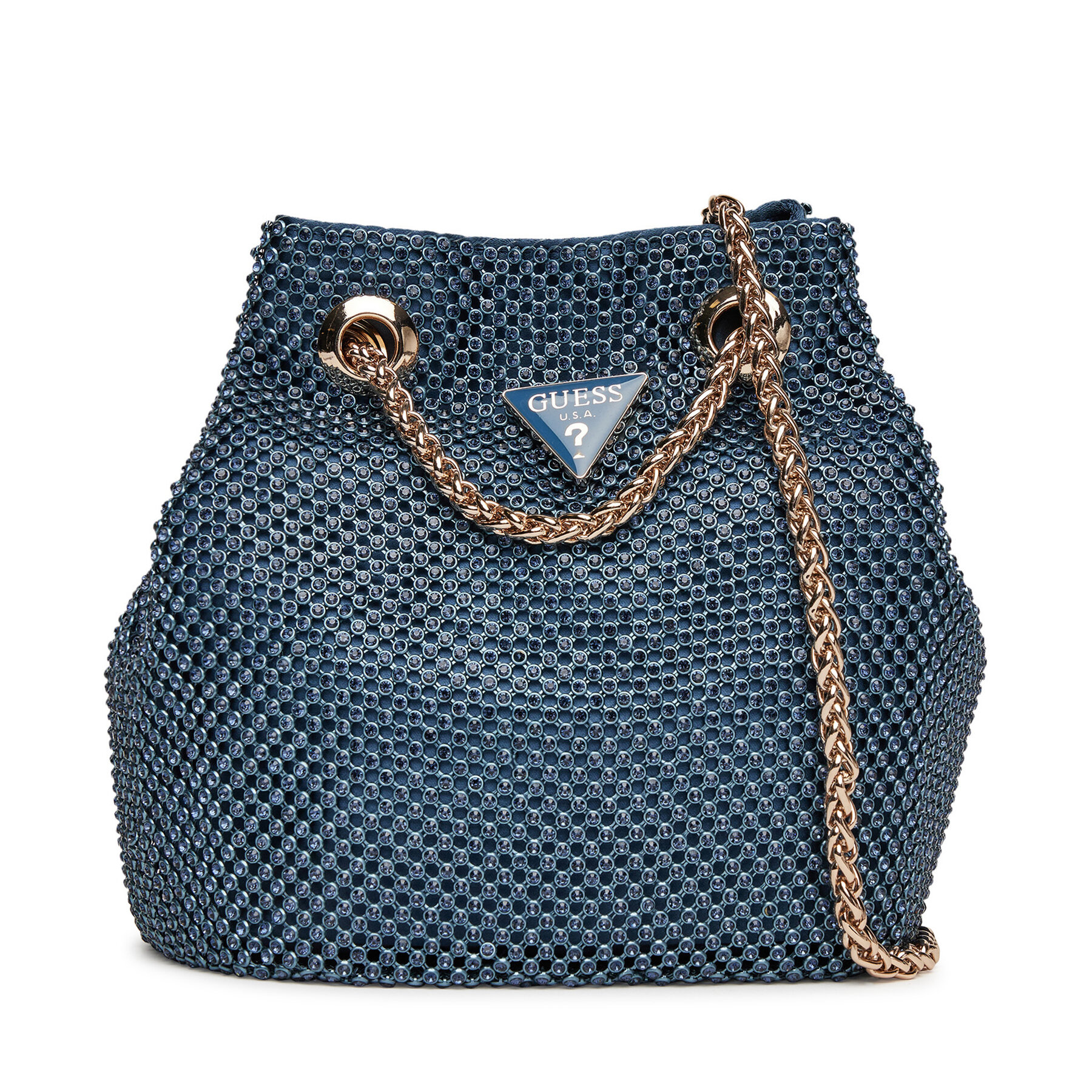 Handtasche Guess Zalina Mini HWRP93 50750 Dunkelblau