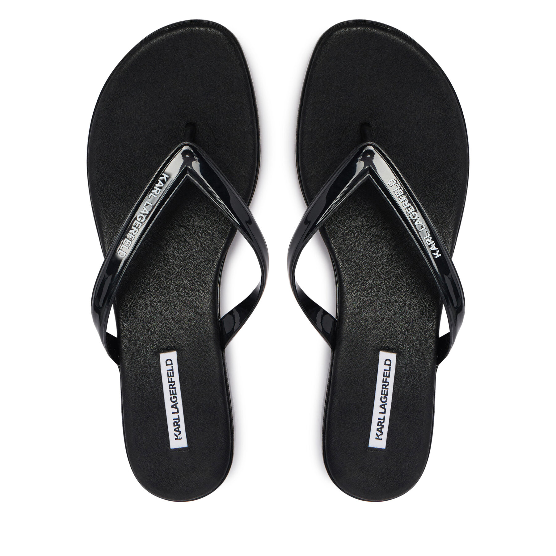 Japonke KARL LAGERFELD Jelly Heel KL83006 Črna