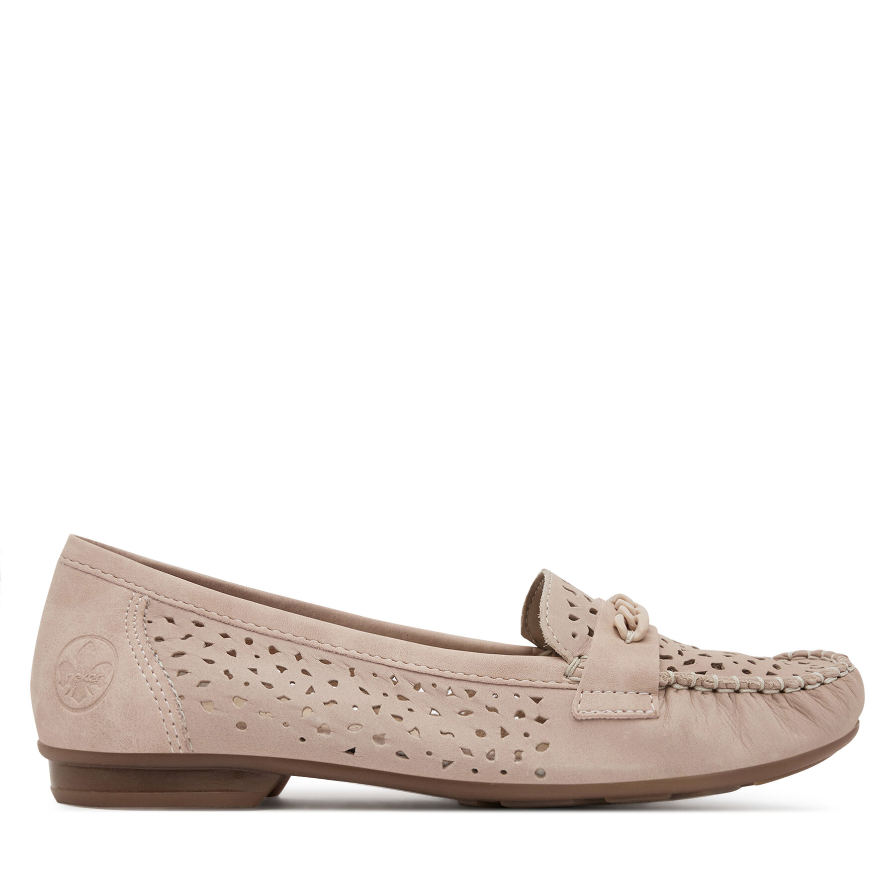 Μοκασίνια Rieker 40068-61 Μπεζ