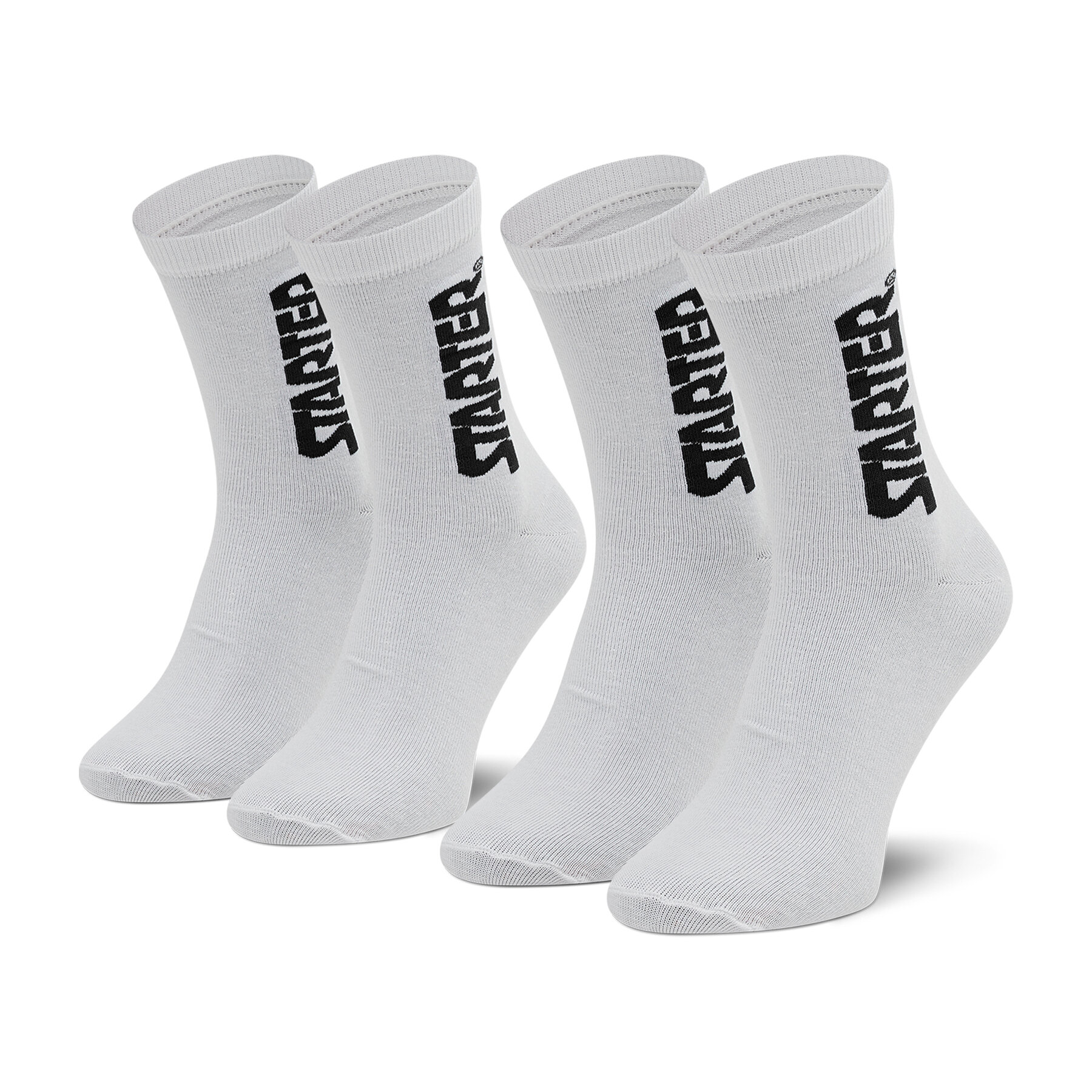Set de 2 perechi de șosete lungi unisex Starter SUS-006 White/Black 300 300 imagine noua