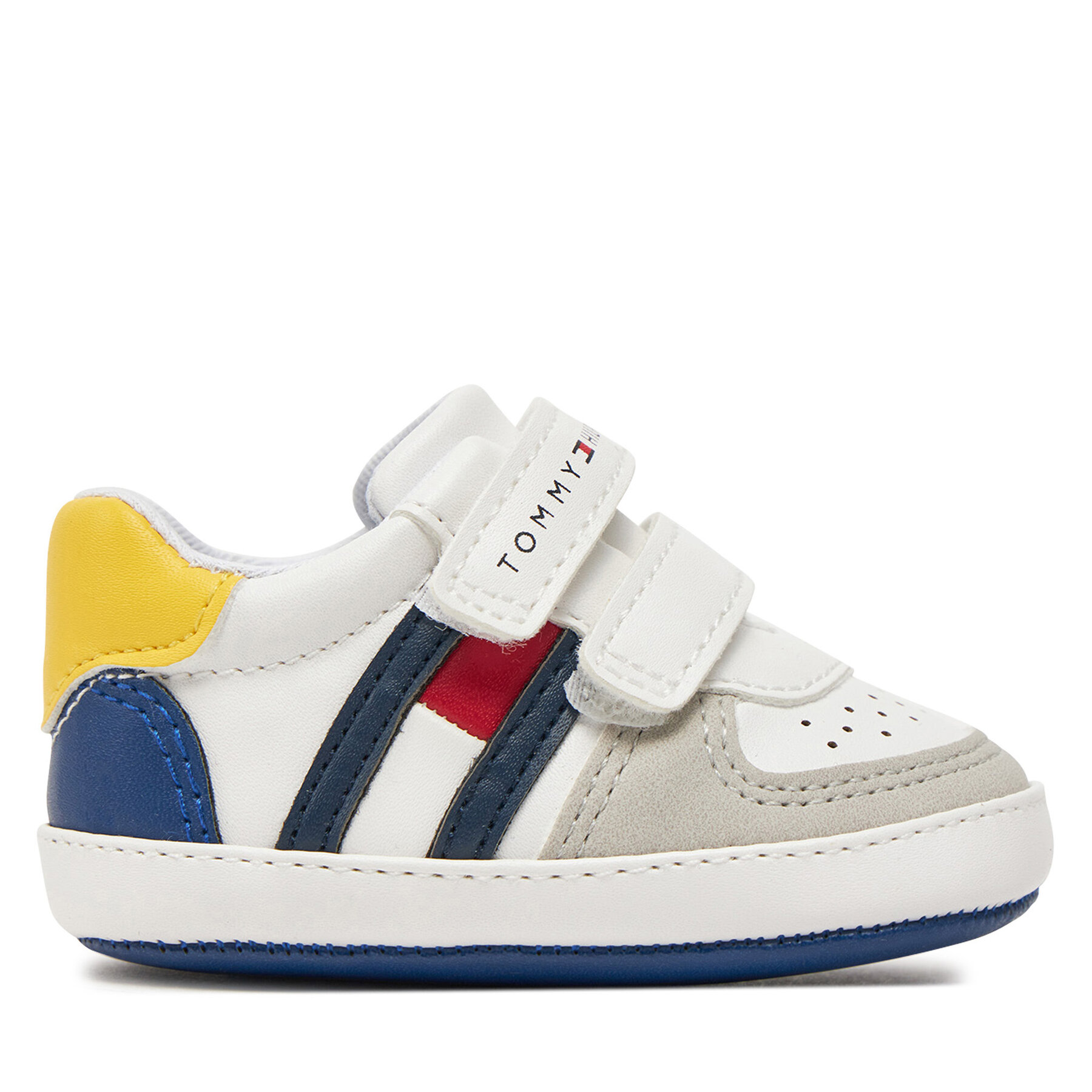 Kinder Sneakers Tommy Hilfiger, Schuhgröße 17, Weiß, Flag Low Sneaker T0B9-33830-1755