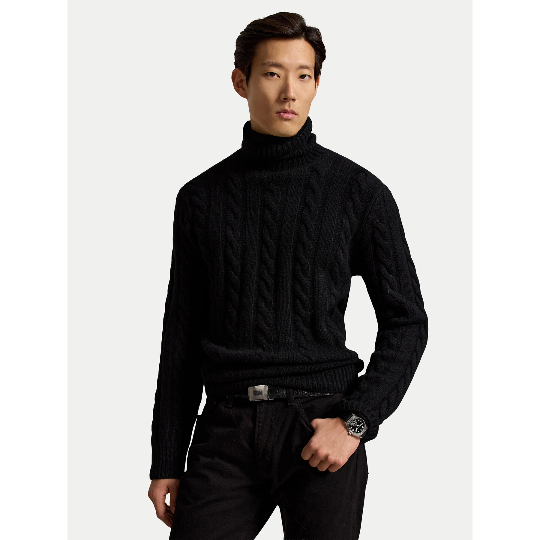 Polo Ralph Lauren Rollkragenpullover 710917035002 Schwarz Regular Fit