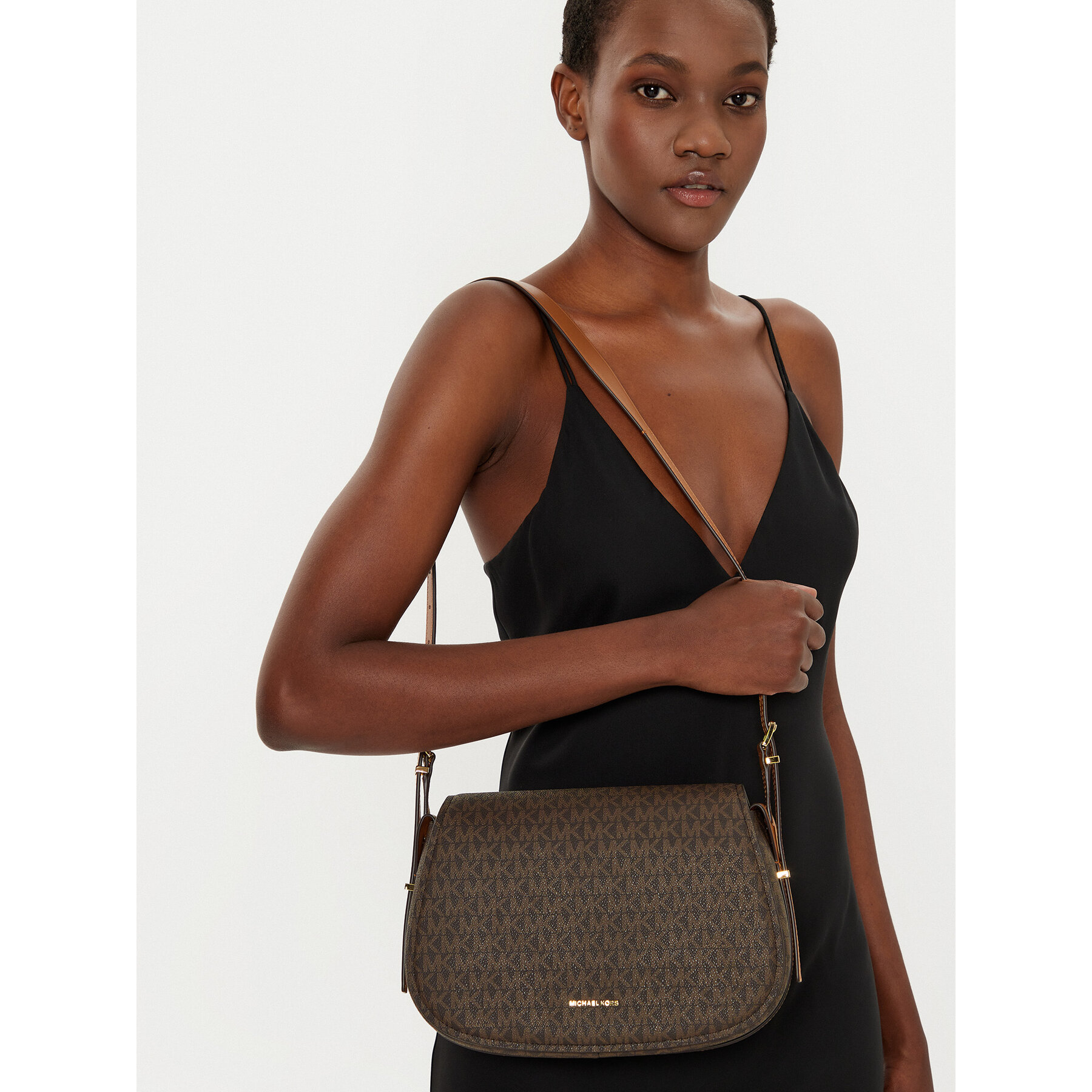 Táska MICHAEL Michael Kors Lydia 30R5GL0M2B Barna