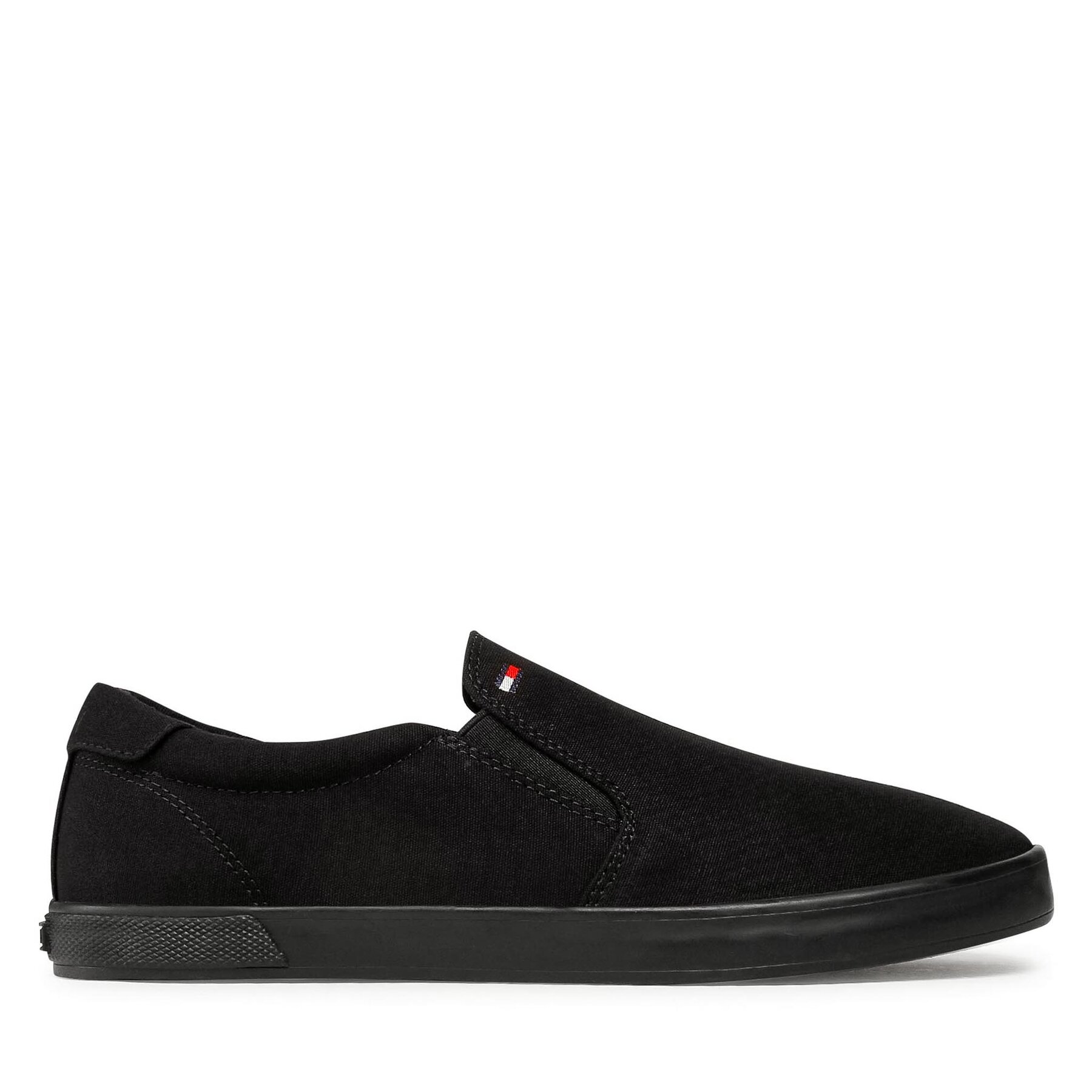 Teniși Tommy Hilfiger Iconic Slip On FM0FM00597 Negru