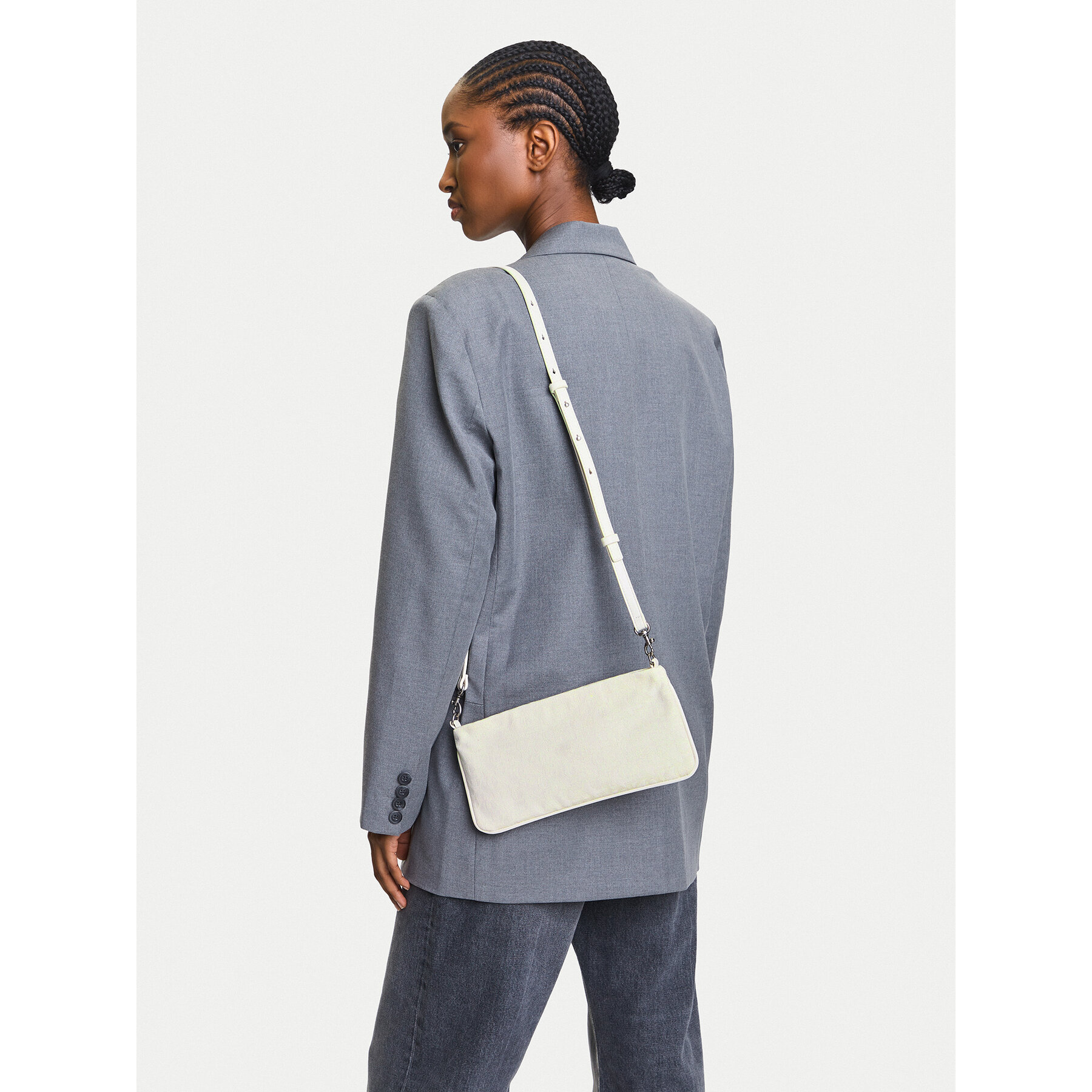 Kabelka Calvin Klein Jeans Ckj Monogram Mini Bag LV04K3183G Krémová