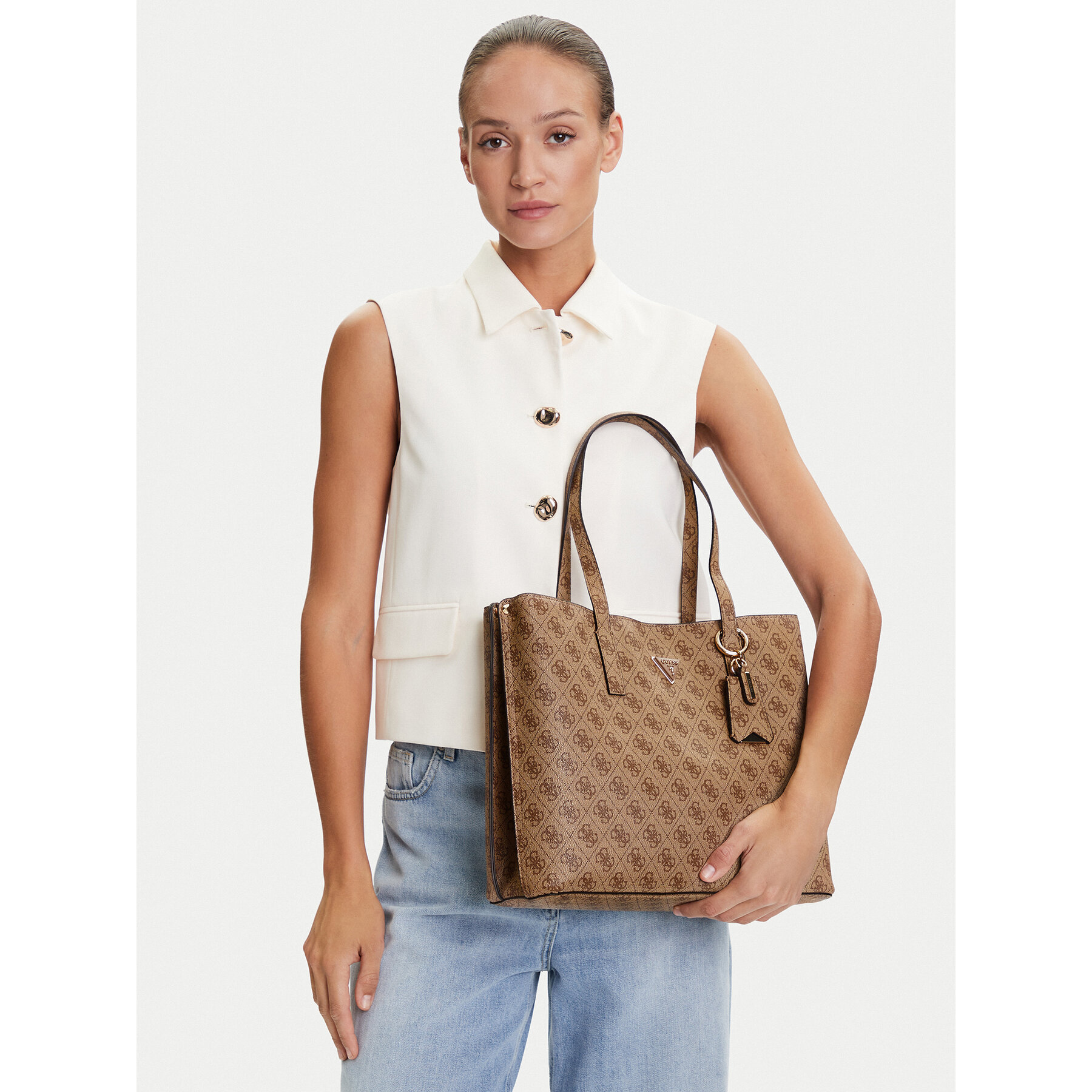 Дамска чанта Guess Meridian II HWSG69 74230 Кафяв