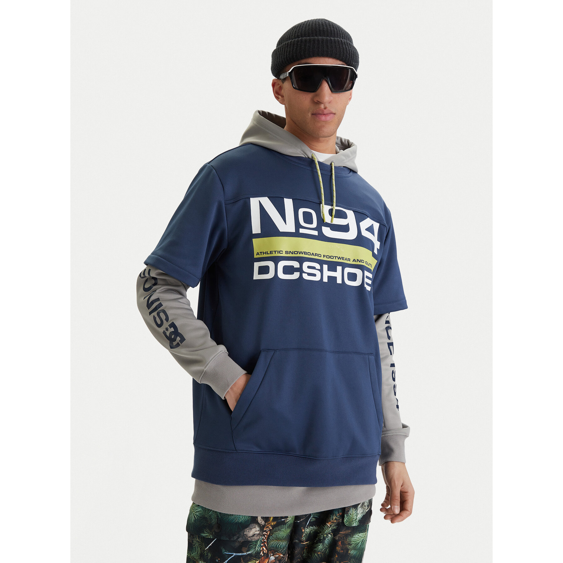 DC Shoes Sweatshirt Dryden ADYFT03411 Blau Regular Fit