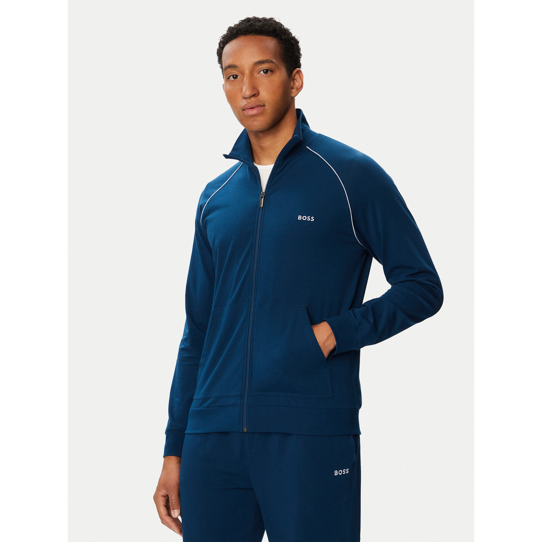 BOSS Sweatshirt Mix&Match 50515307 Blau Regular Fit