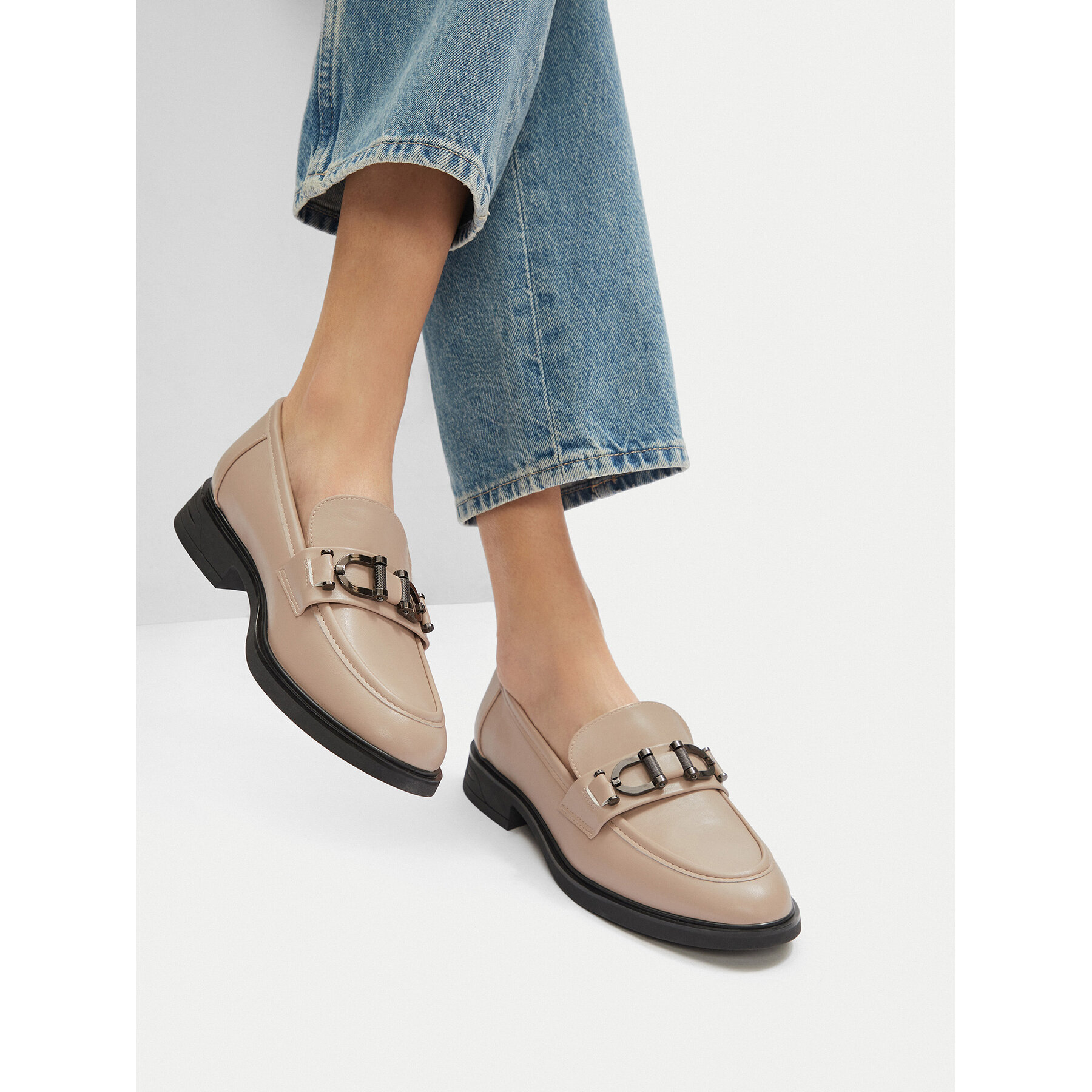 Loaferice JENNY WFA3869-1 Bež