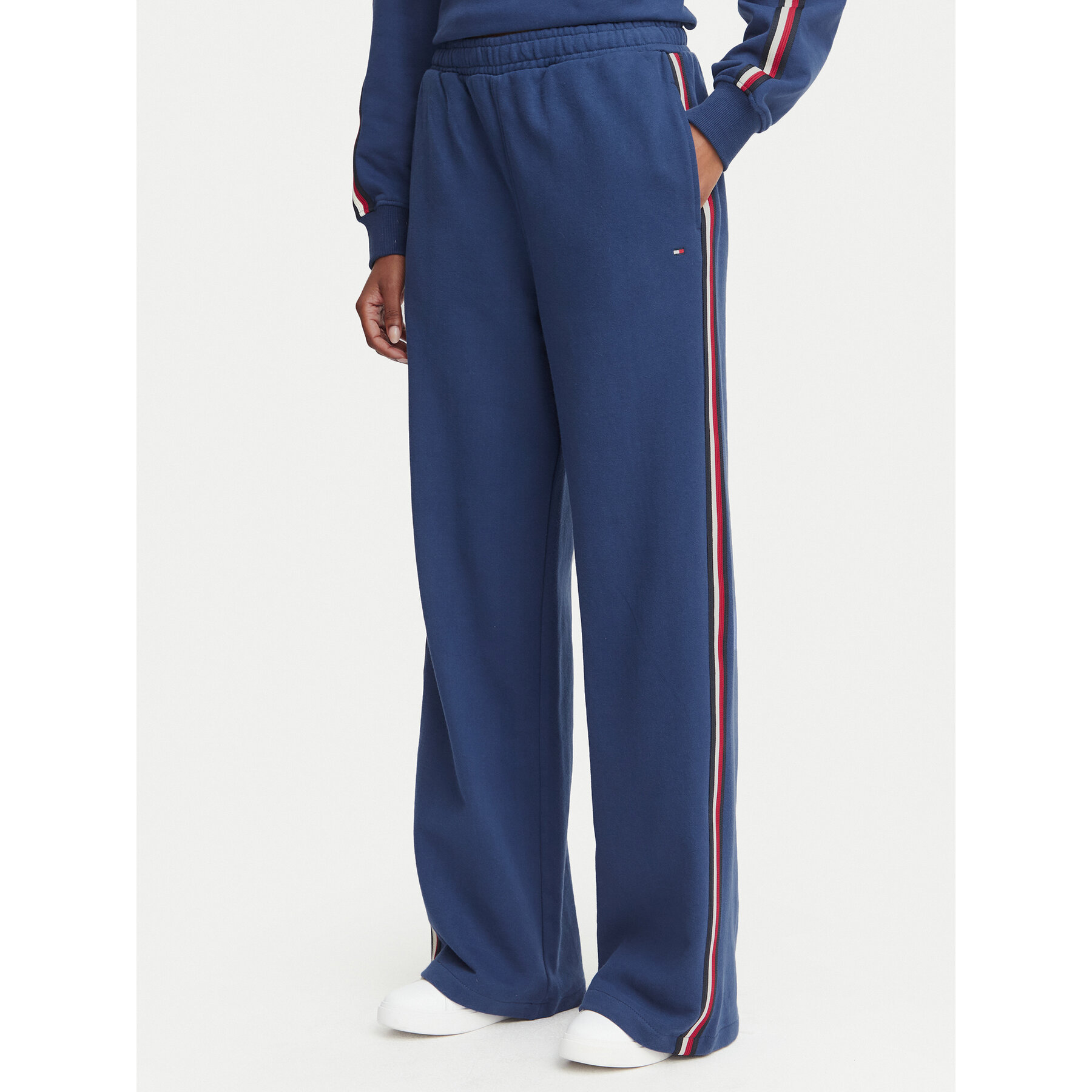 Tommy Hilfiger Jogginghose UW0UW06628 Blau Wide Leg