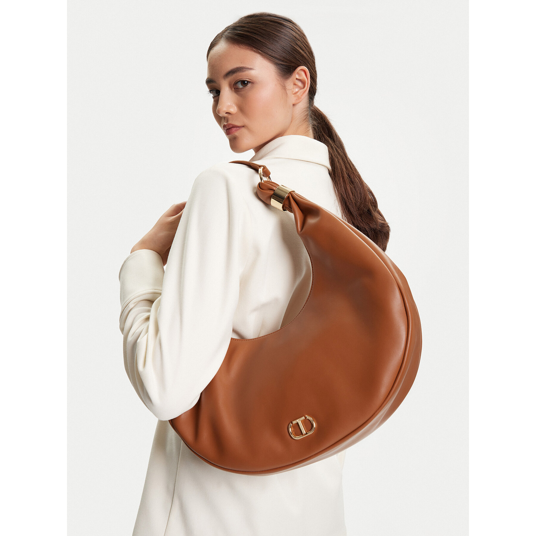 Geantă TWINSET 252TB7091 Maro