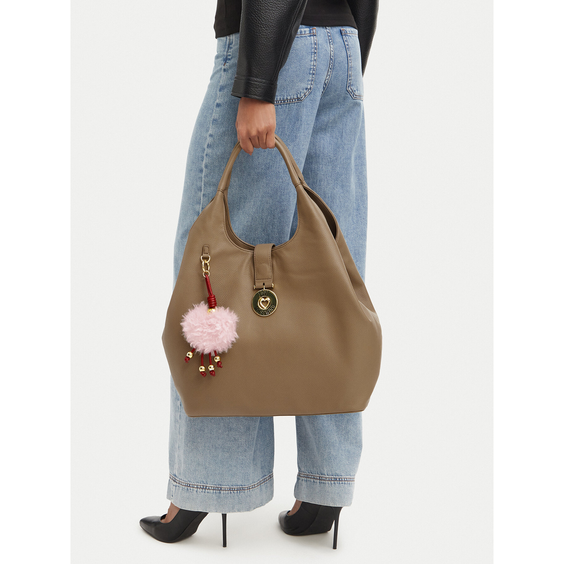 Дамска чанта LOVE MOSCHINO JC4238PP0PKI0105 Бежов