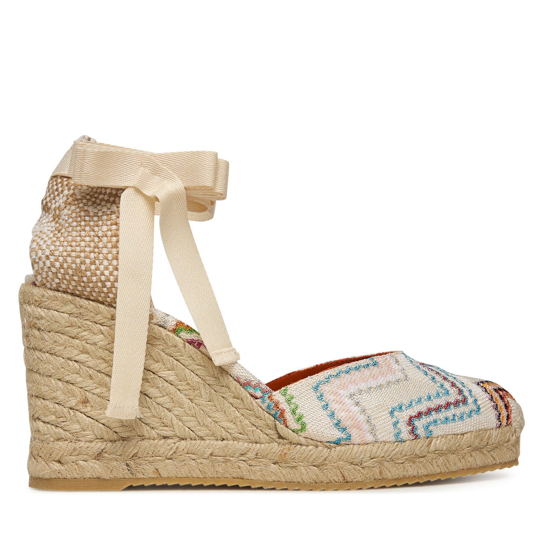 Espadrilky M Missoni Eva 80 MWB008_081 Biela