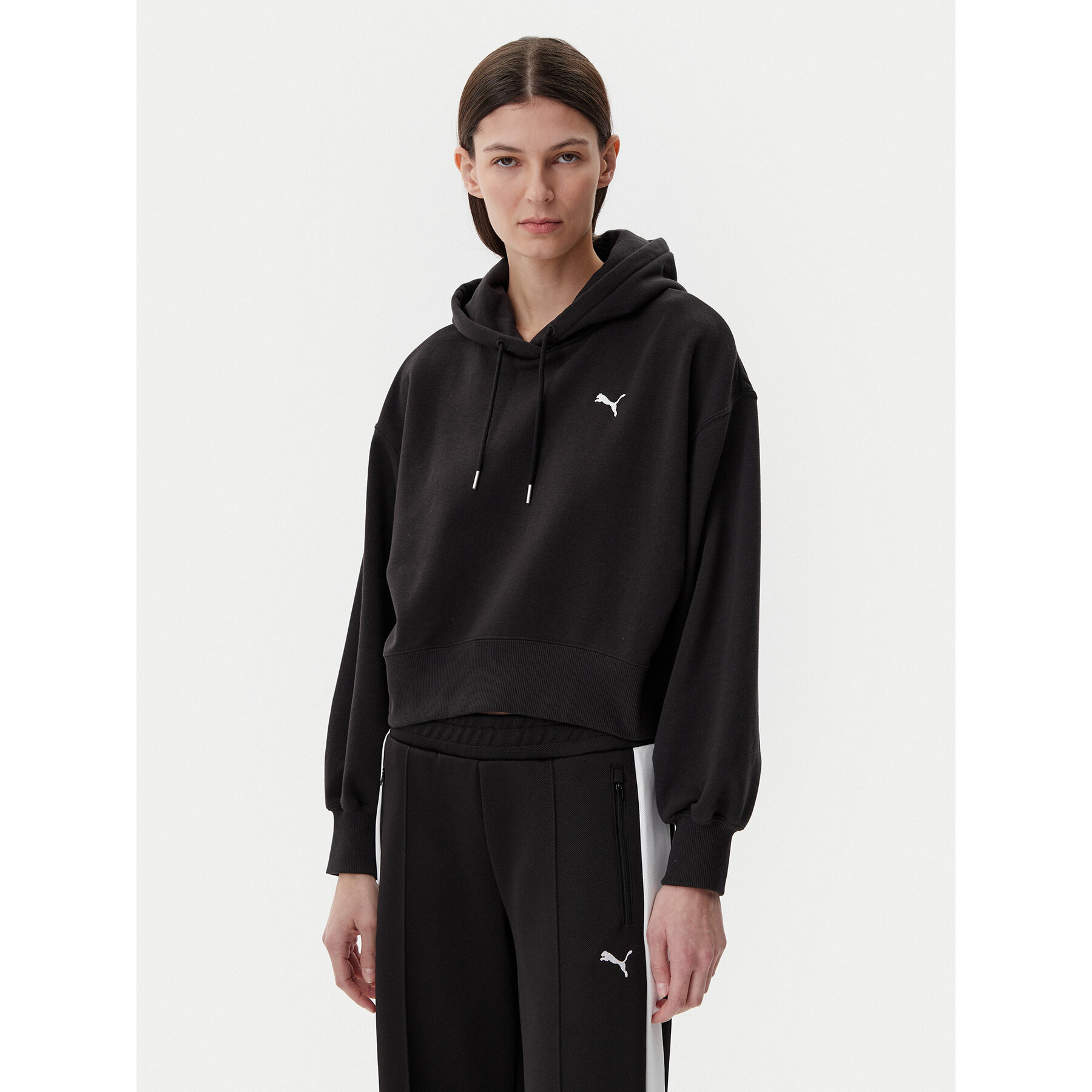 Puma Sweatshirt Ess 629746 Schwarz Relaxed Fit