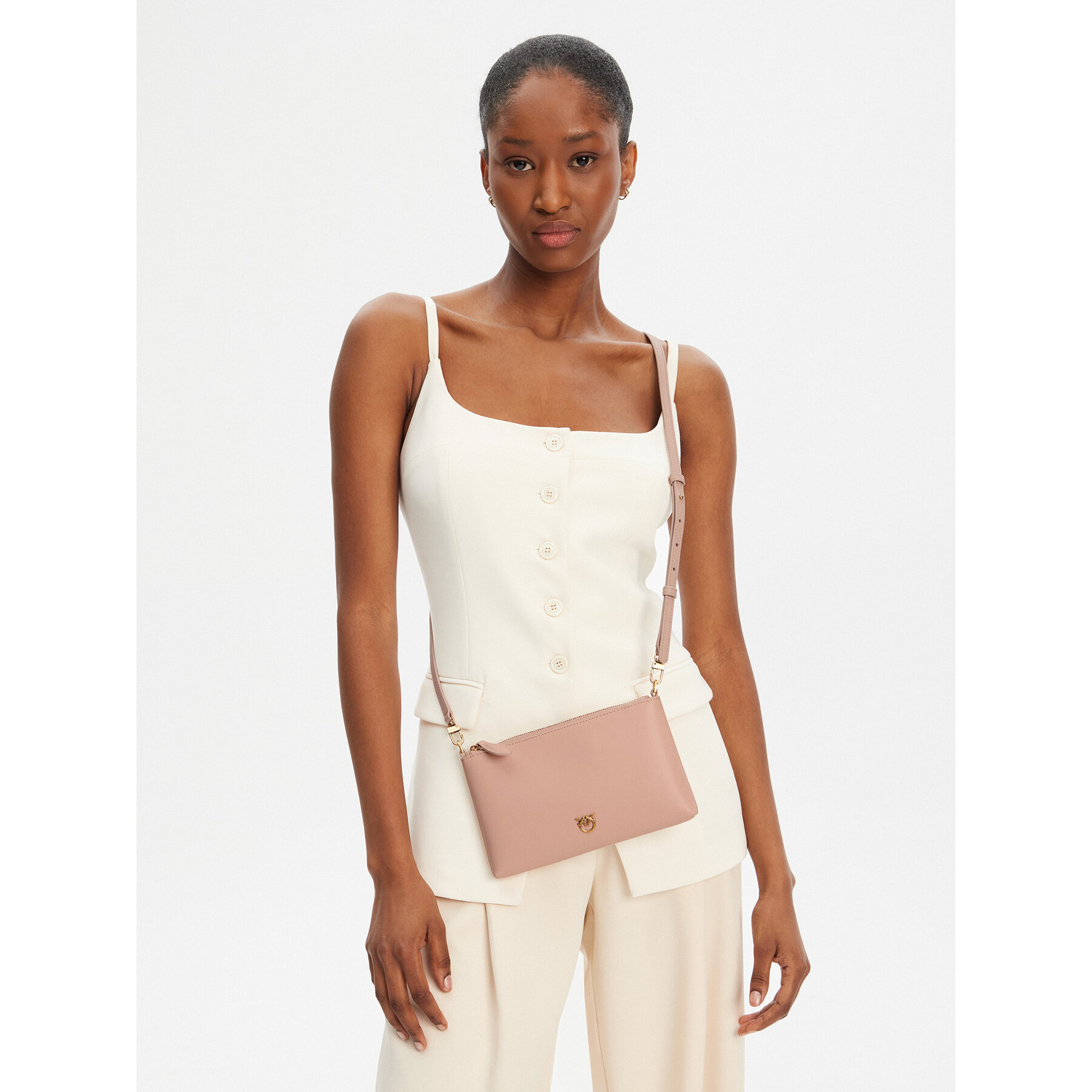 Borsetta PINKO Flat Horizontal Mini PE 25 PCPL 104277 A0F1 Rosa