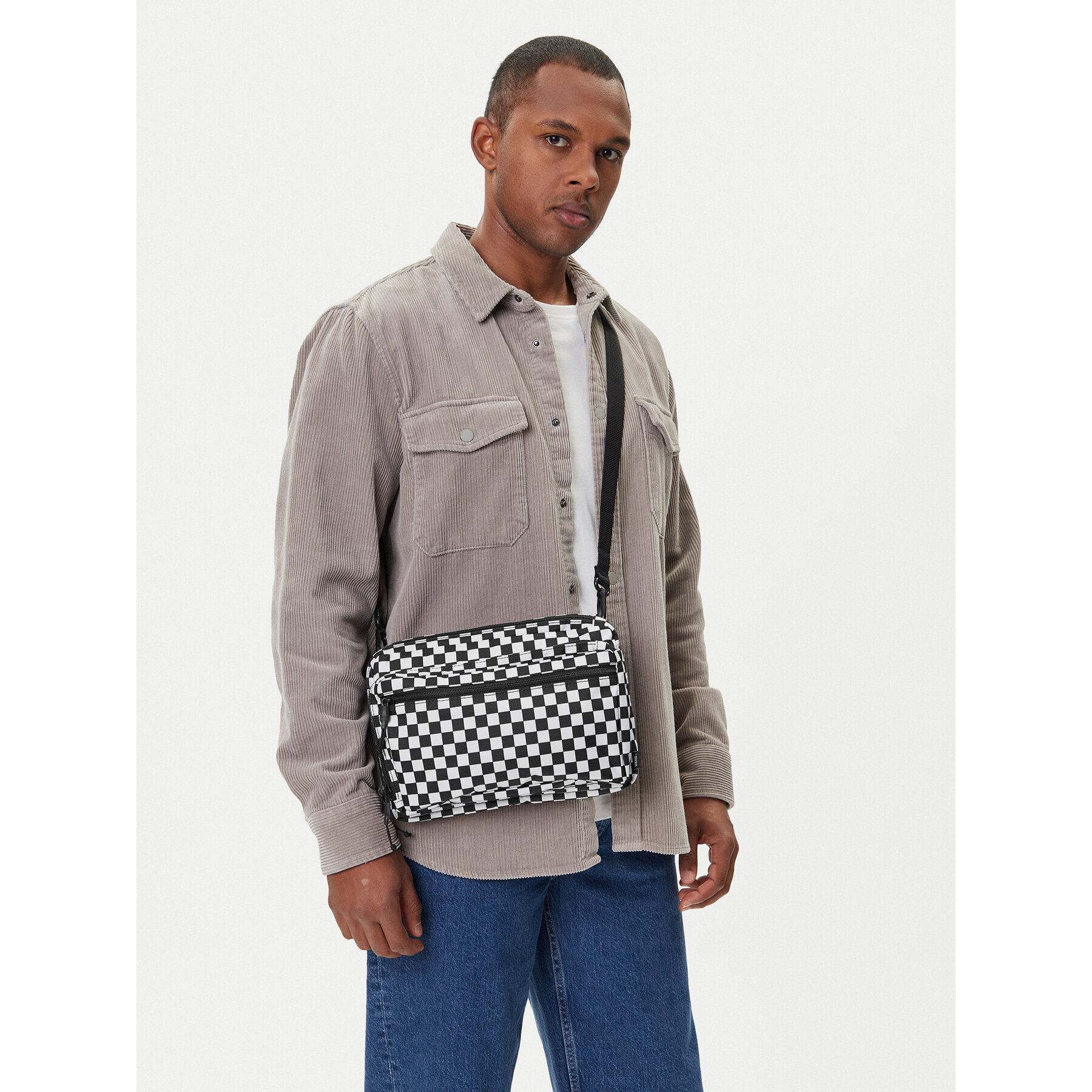Geantă Vans Bail Convertible Cross Body VN000MP4Y281 Negru