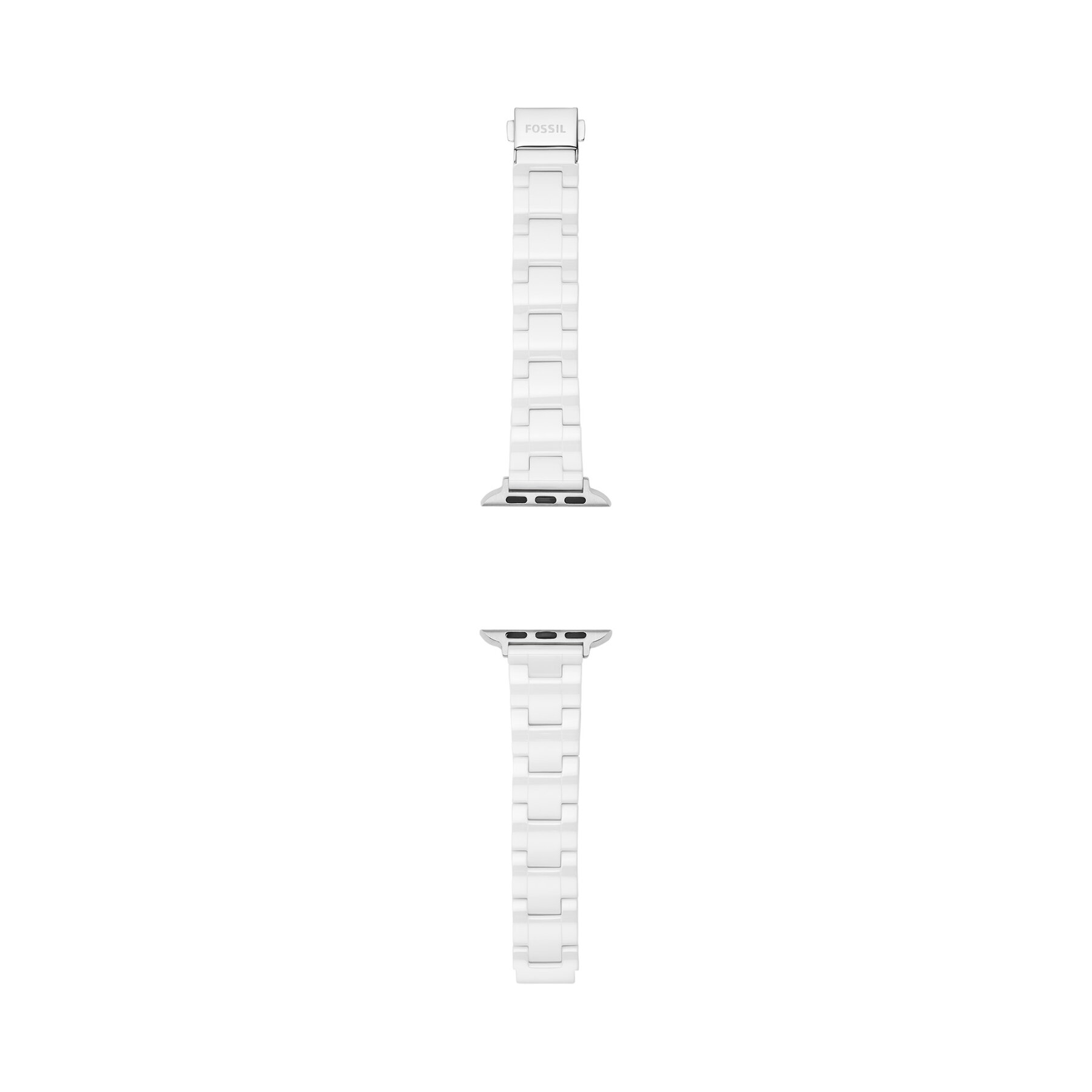 Náhradný remienok na hodinky Apple Watch Fossil S380005 Strieborná
