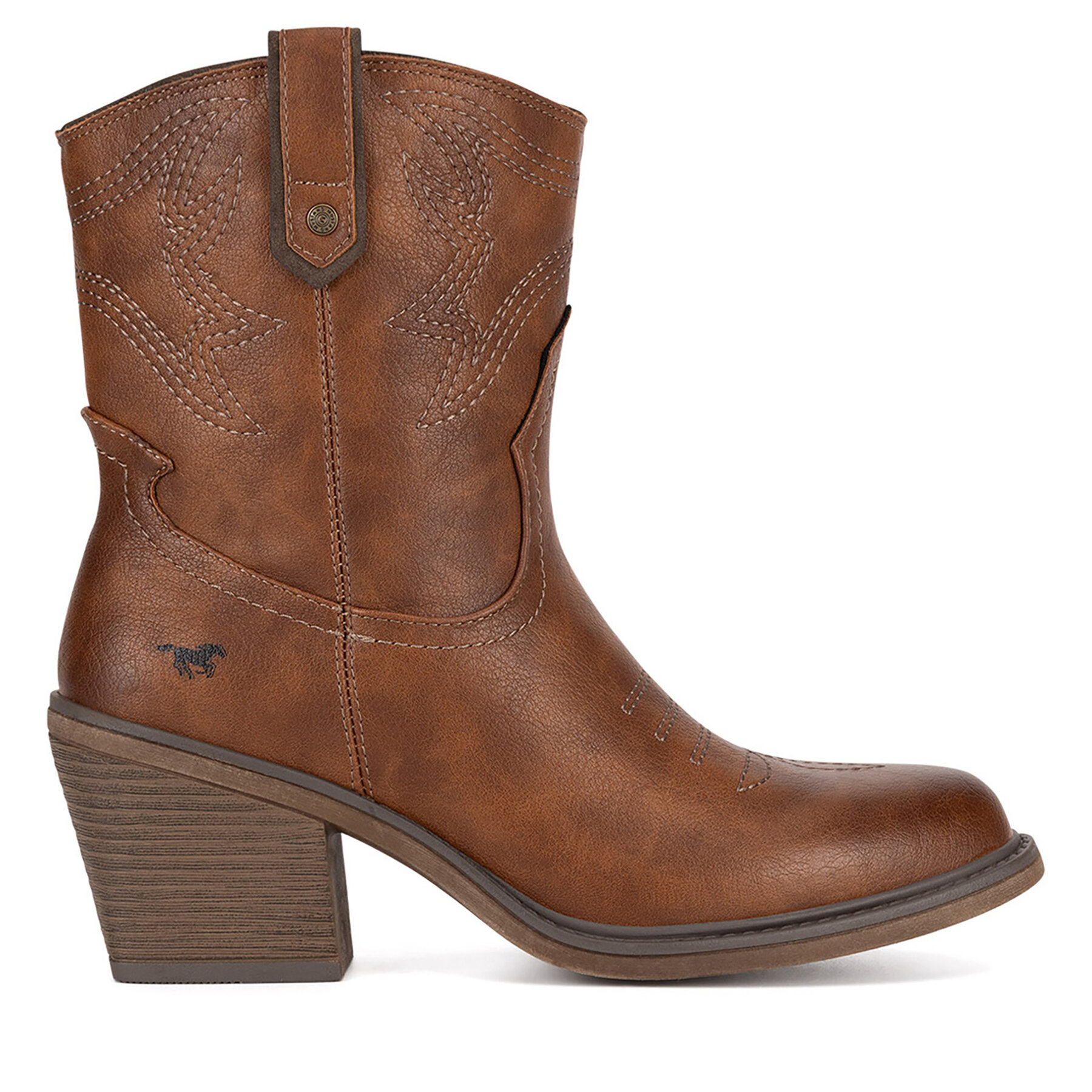 Botines camperos Mustang 1479-502-307 Marrón