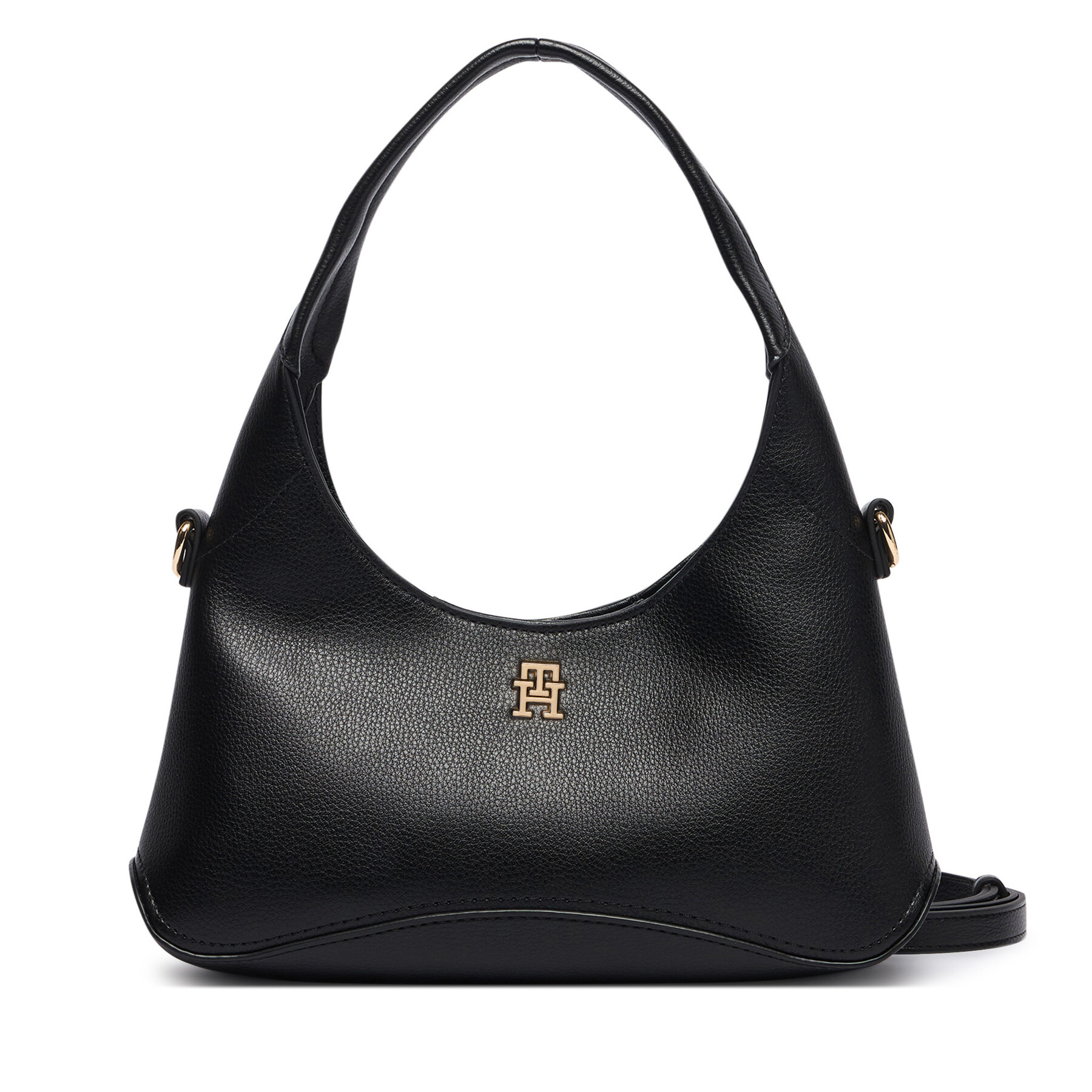 Torbica Tommy Hilfiger Th Everyday Mini Hobo AW0AW19185 Crna