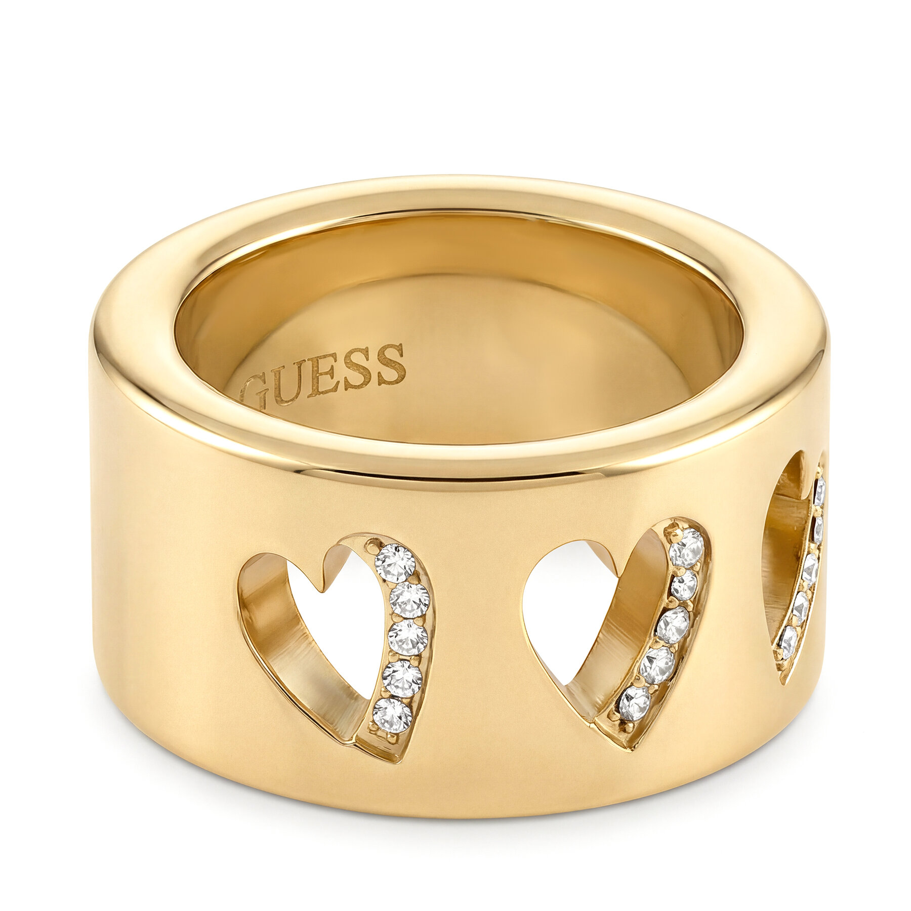 Guess Δαχτυλίδι Guess JUBR06 086JW Χρυσό