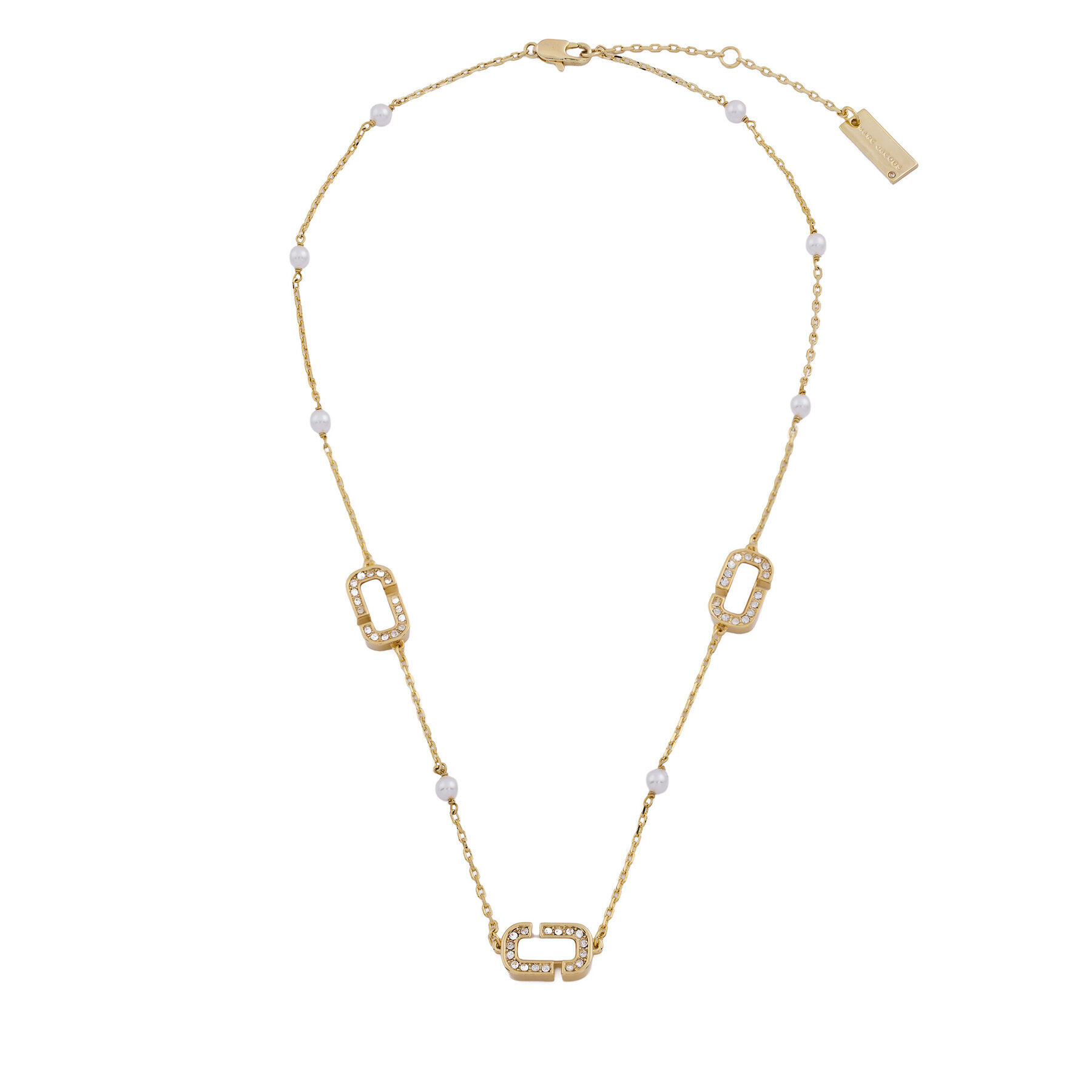 Ogrlica Marc Jacobs The J Mrc Luxe Station 2P5JNC001J21 Zlata